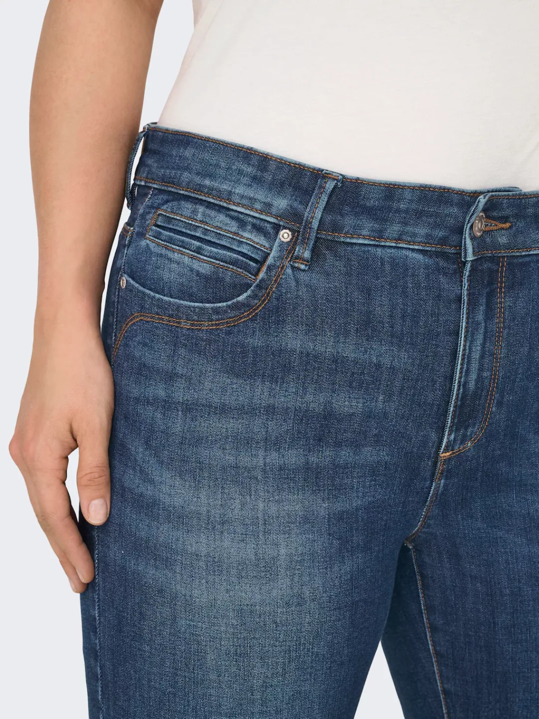 ONLY CARMAKOMA 7/8-Jeans CARKarla (1-tlg) Plain/ohne Details günstig online kaufen