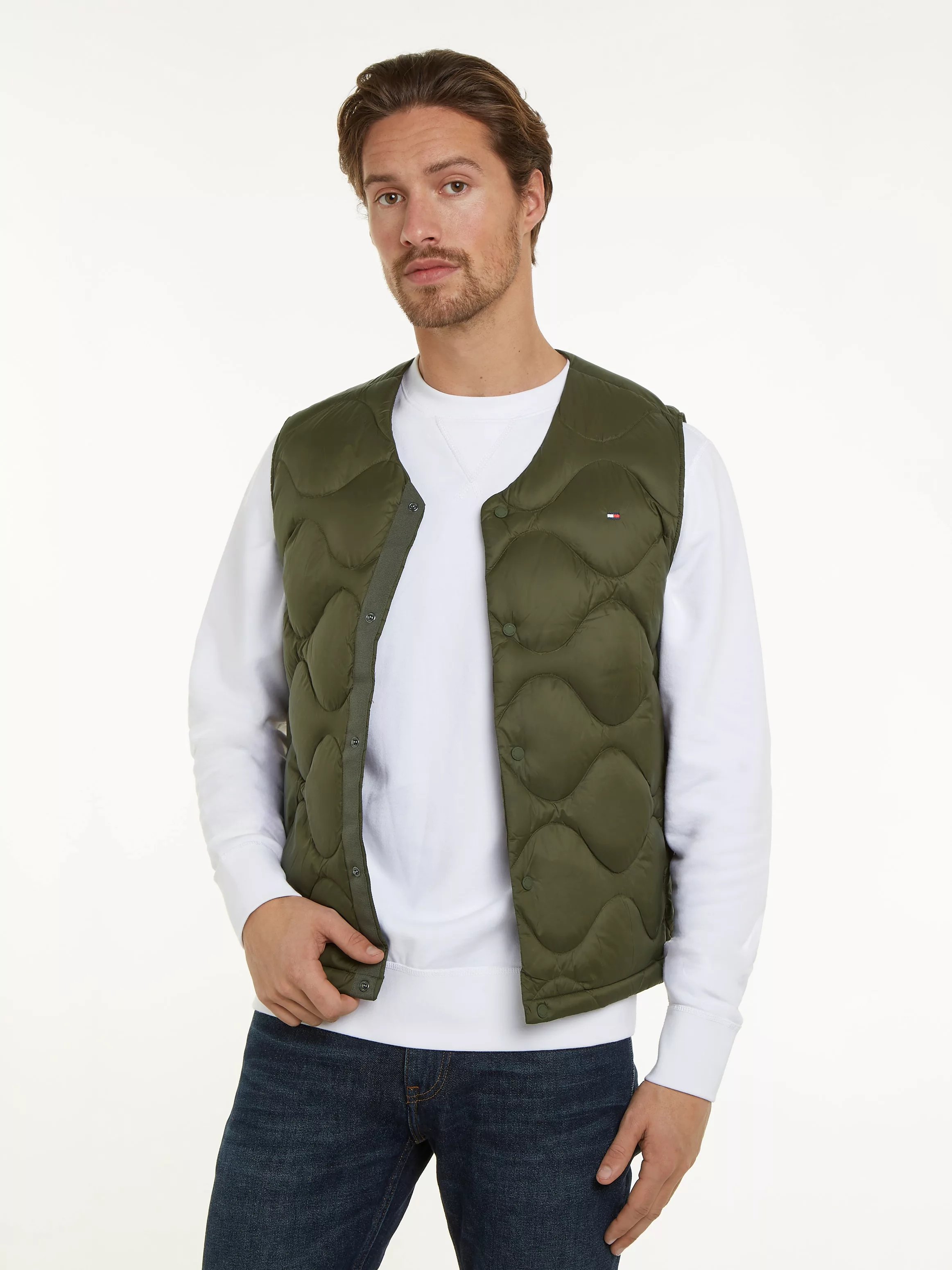 Tommy Hilfiger Steppweste ONION QUILTED DOWN LINER VEST mit Zwiebelsteppung günstig online kaufen