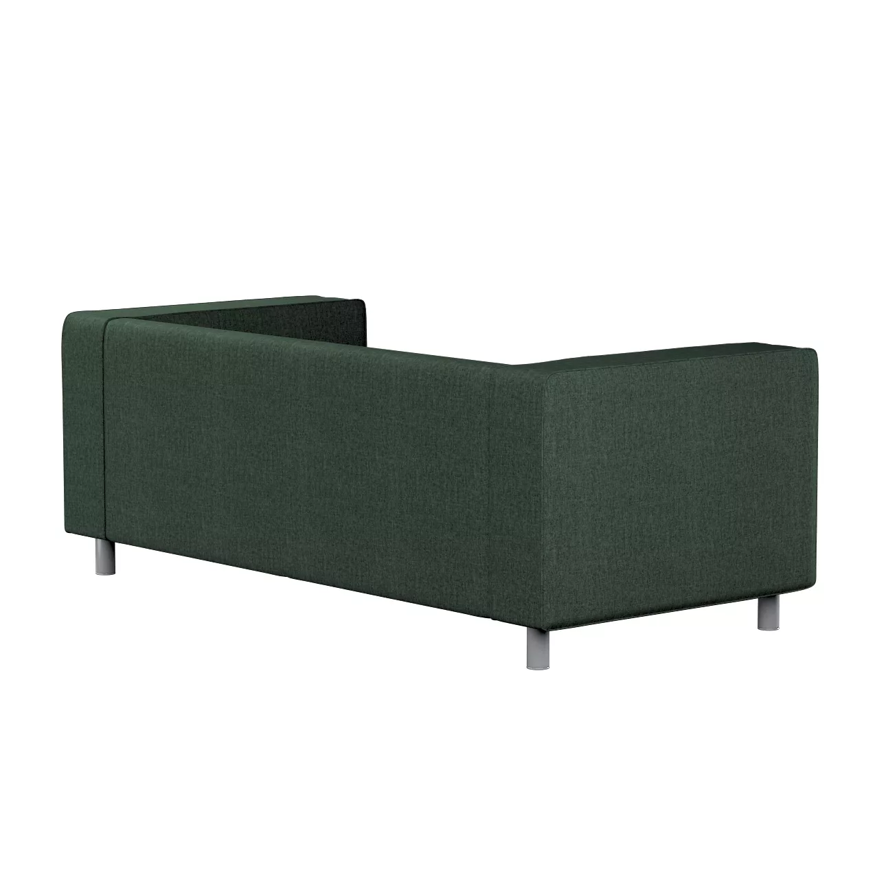 Bezug für Klippan 2-Sitzer Sofa, dunkelgrün, Sofahusse, Klippan 2-Sitzer, C günstig online kaufen