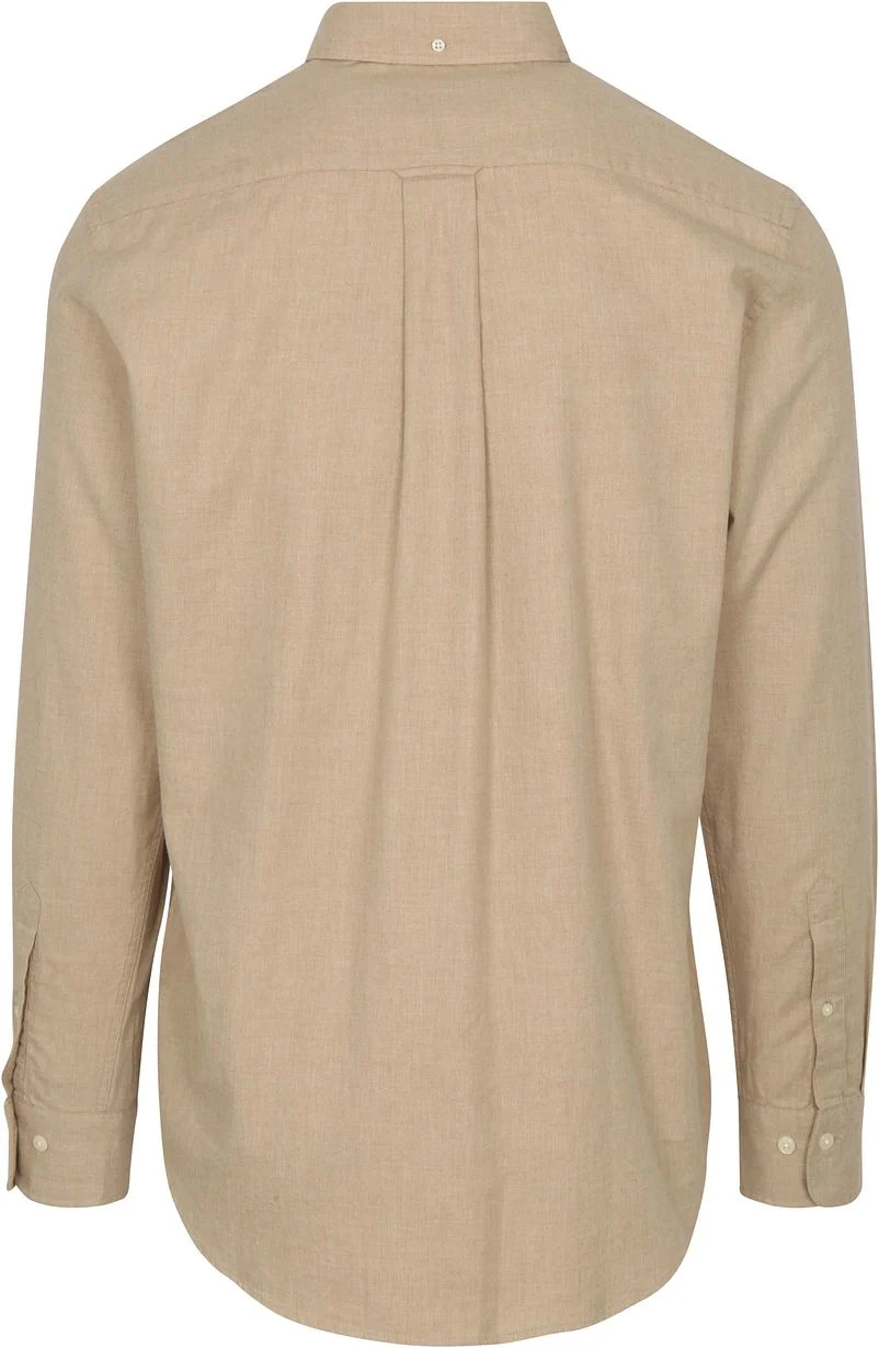 Gant Flanell Hemd Beige - Größe M günstig online kaufen