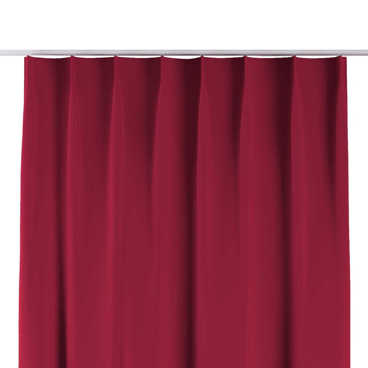 Vorhang mit flämischen 1-er Falten, burgund, Blackout (verdunkelnd) (269-51 günstig online kaufen