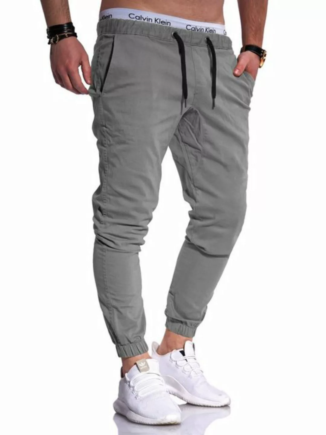 behype Chinohose MPC-60 Jogger-Hose mit elastischem Bund günstig online kaufen