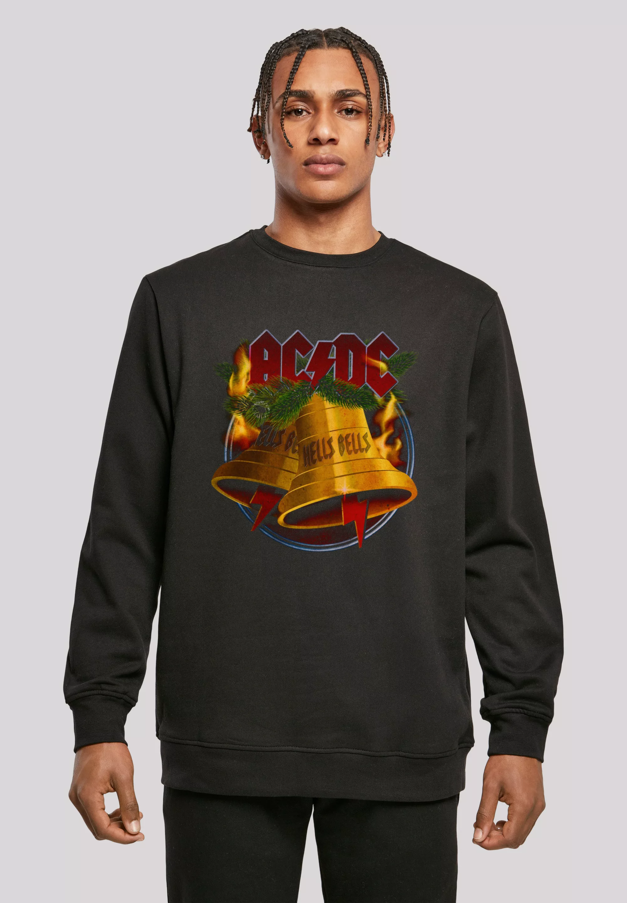 F4NT4STIC Kapuzenpullover "ACDC Christmas Weihnachten Hells Bells", Print günstig online kaufen