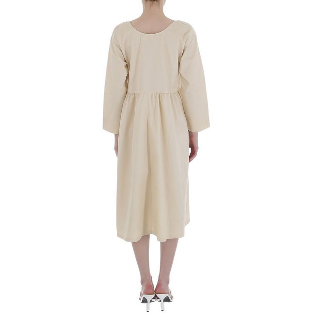 Ital-Design Sommerkleid Damen Boho/Hippie Sommerkleid in Beige günstig online kaufen