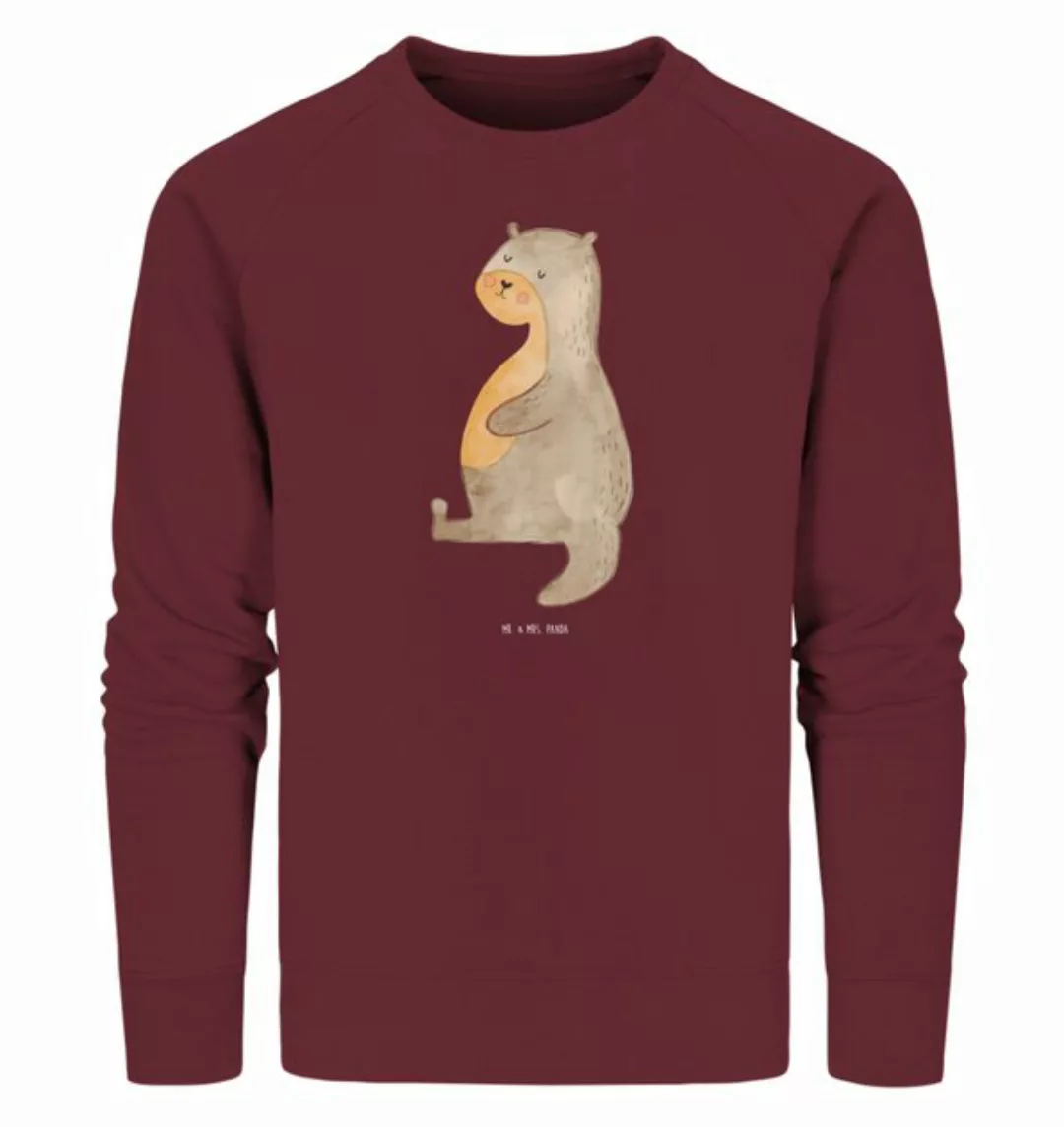 Mr. & Mrs. Panda Longpullover Größe M Otter Bauch - Burgundy - Geschenk, Sp günstig online kaufen