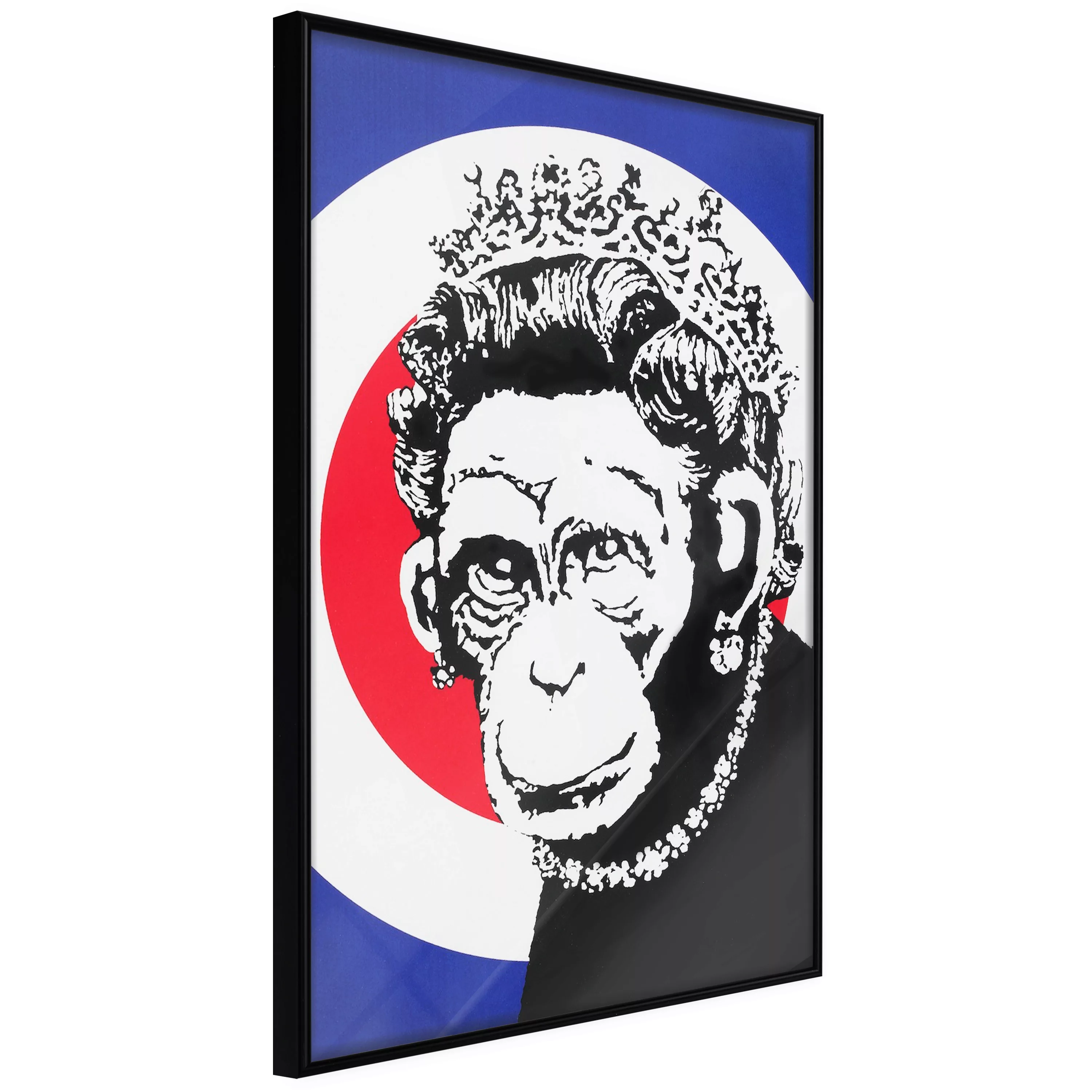 Poster - Banksy: Monkey Queen günstig online kaufen
