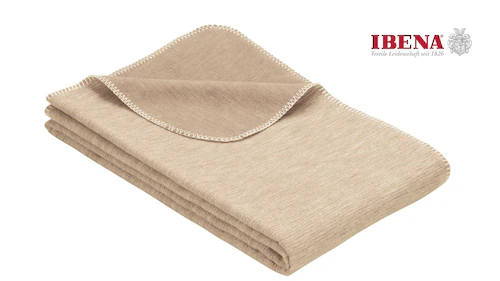 IBENA Wohndecke »Wohndecke Lausanne«, in schlichtem Melange-Look günstig online kaufen