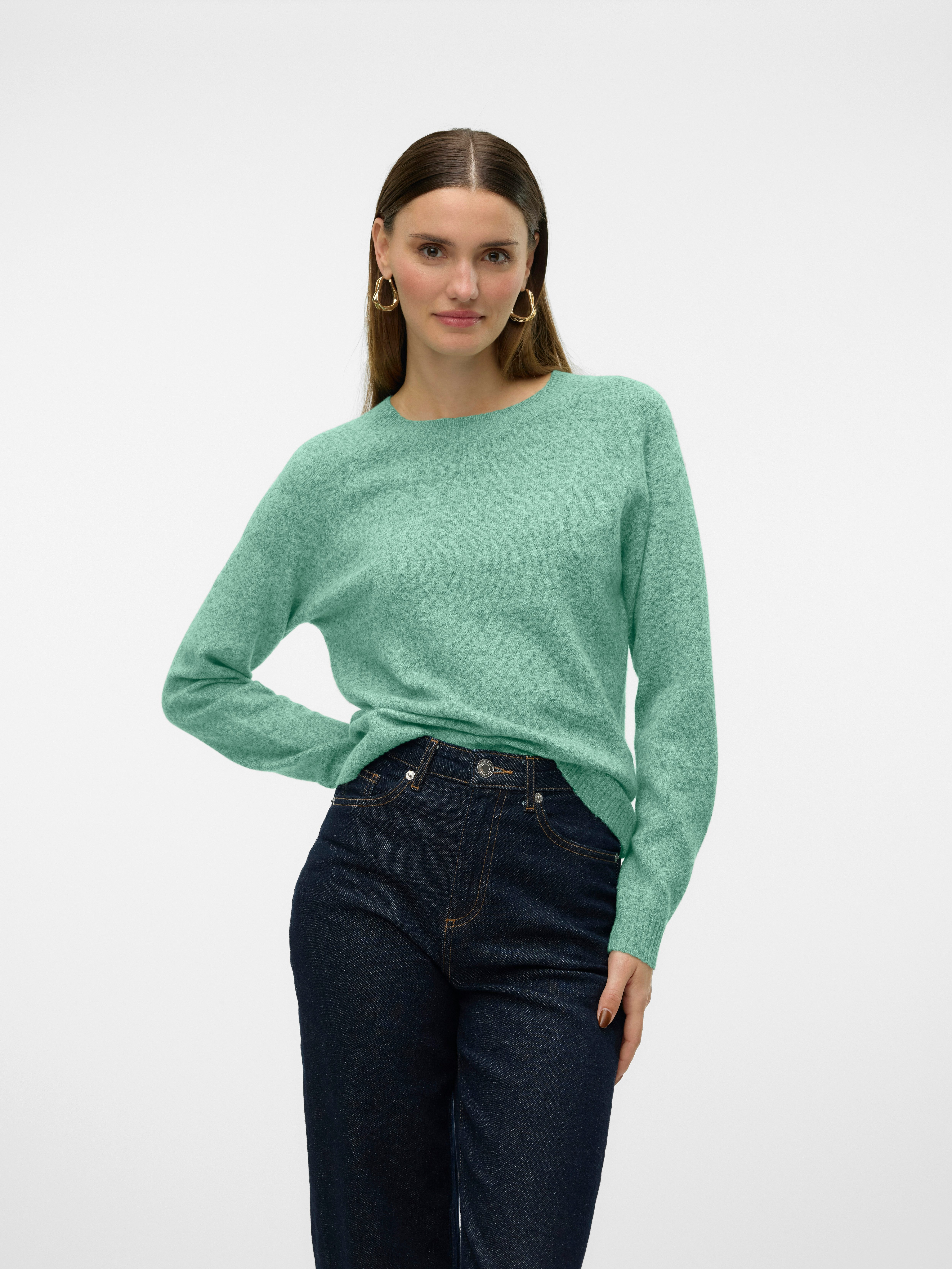 Vero Moda Rundhalspullover VMDOFFY LS O-NECK günstig online kaufen
