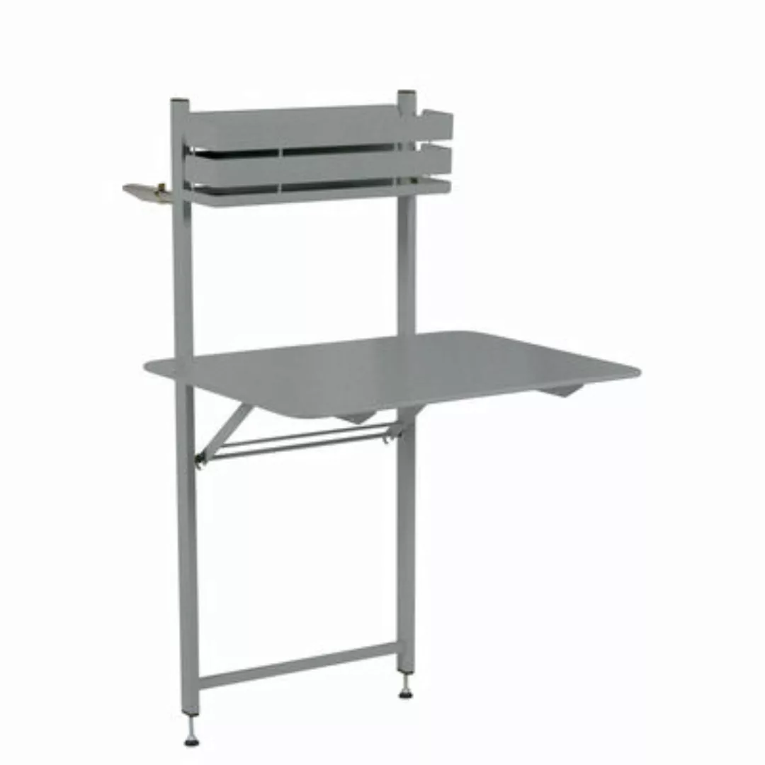 Klapptisch Balcon Bistro metall grau / Klappbar - 77 x 64 cm - Fermob - günstig online kaufen