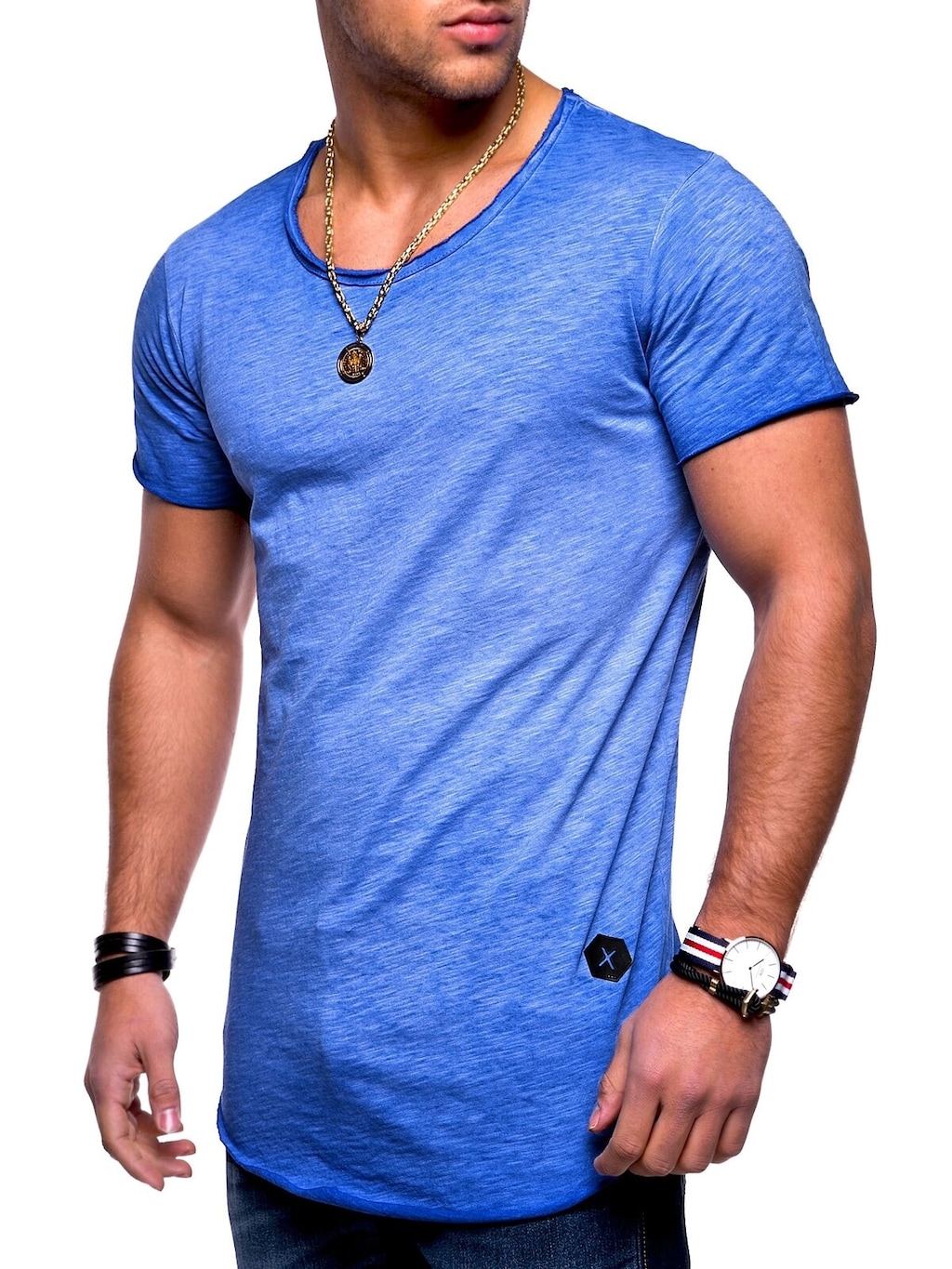 behype T-Shirt "DUST", (1 tlg.), mit Rundhals-Ausschnitt günstig online kaufen