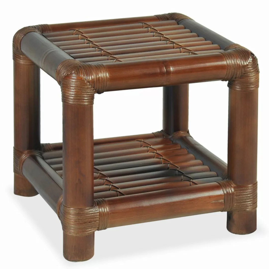 Nachttisch 40×40×40 Cm Bambus Dunkelbraun günstig online kaufen