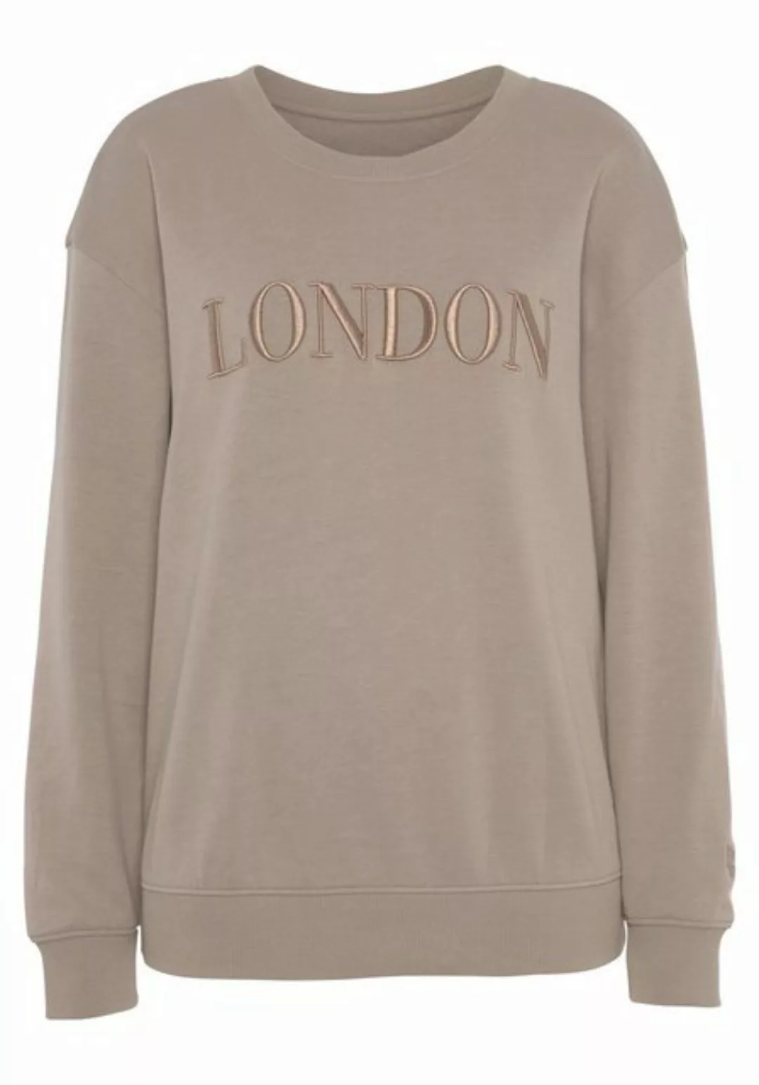 Bench. Loungewear Sweatshirt, mit London Stickerei, Loungewear günstig online kaufen