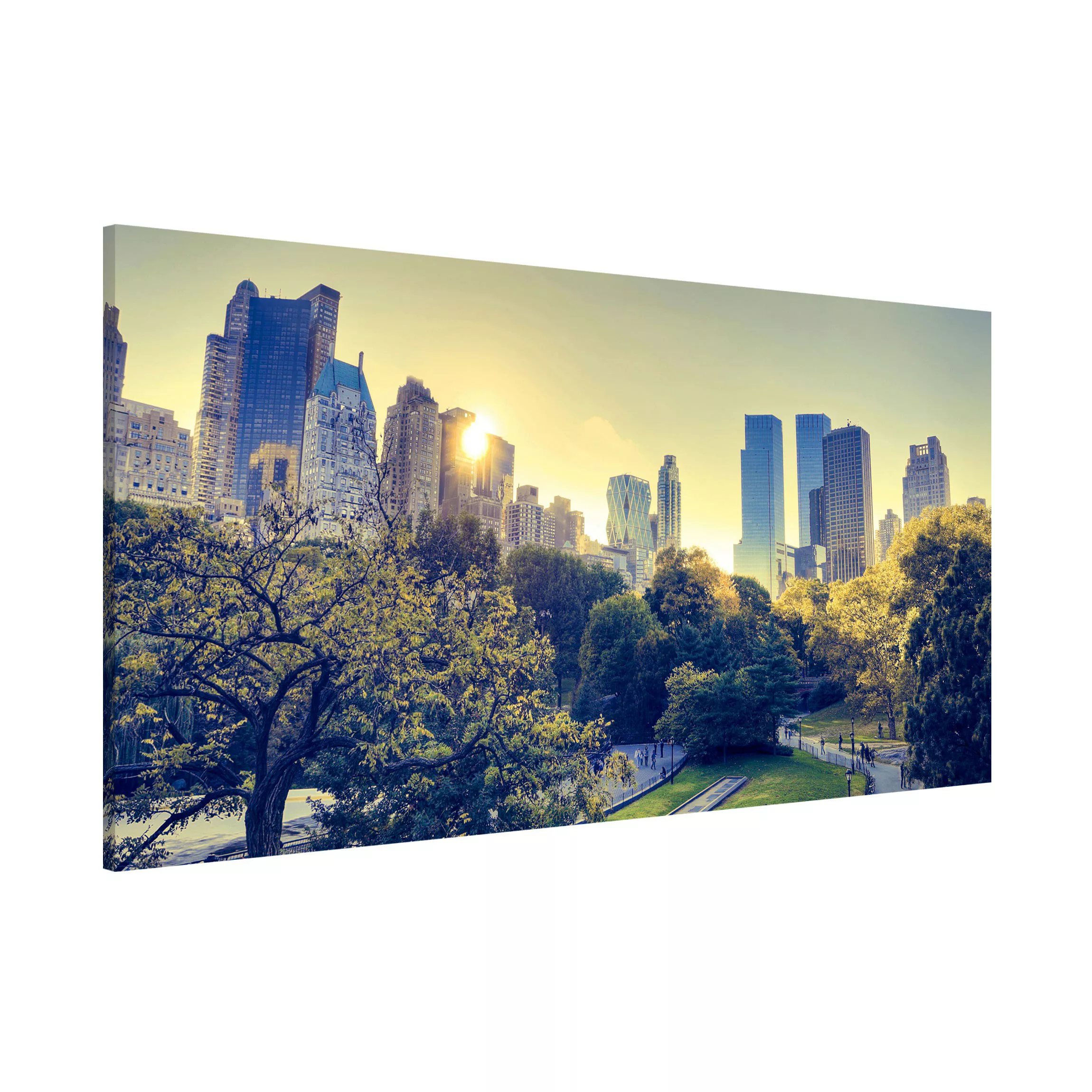 Magnettafel Architektur & Skyline - Querformat 2:1 Peaceful Central Park günstig online kaufen