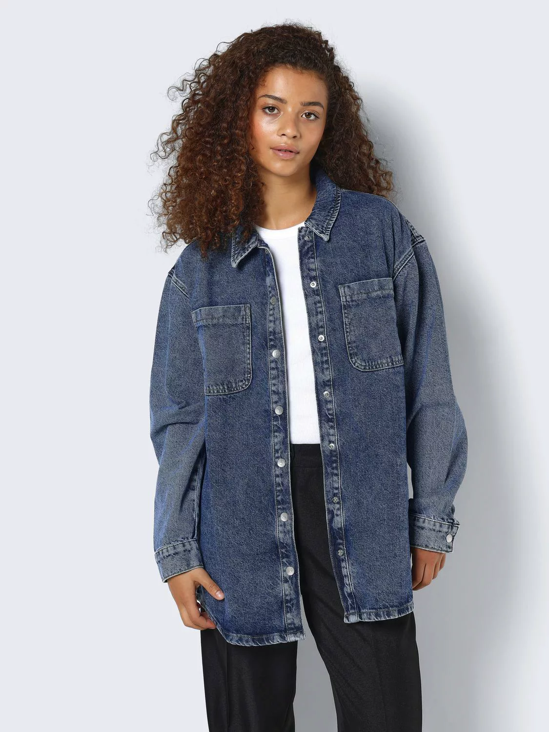 Noisy may Jeansjacke NMALVA L/S DENIM SHACKET AZ351MB NOOS günstig online kaufen