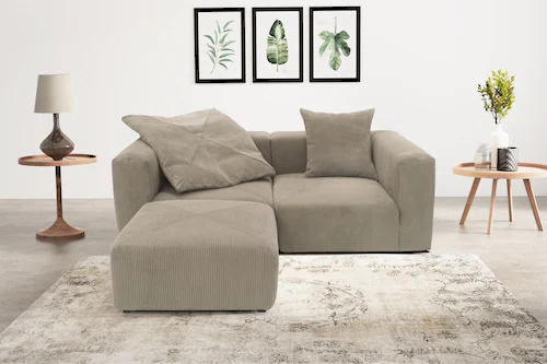 RAUM.ID Ecksofa Gerrid L-Form, Cord, Modulsofa, bestehend aus 2 Eckelemente günstig online kaufen