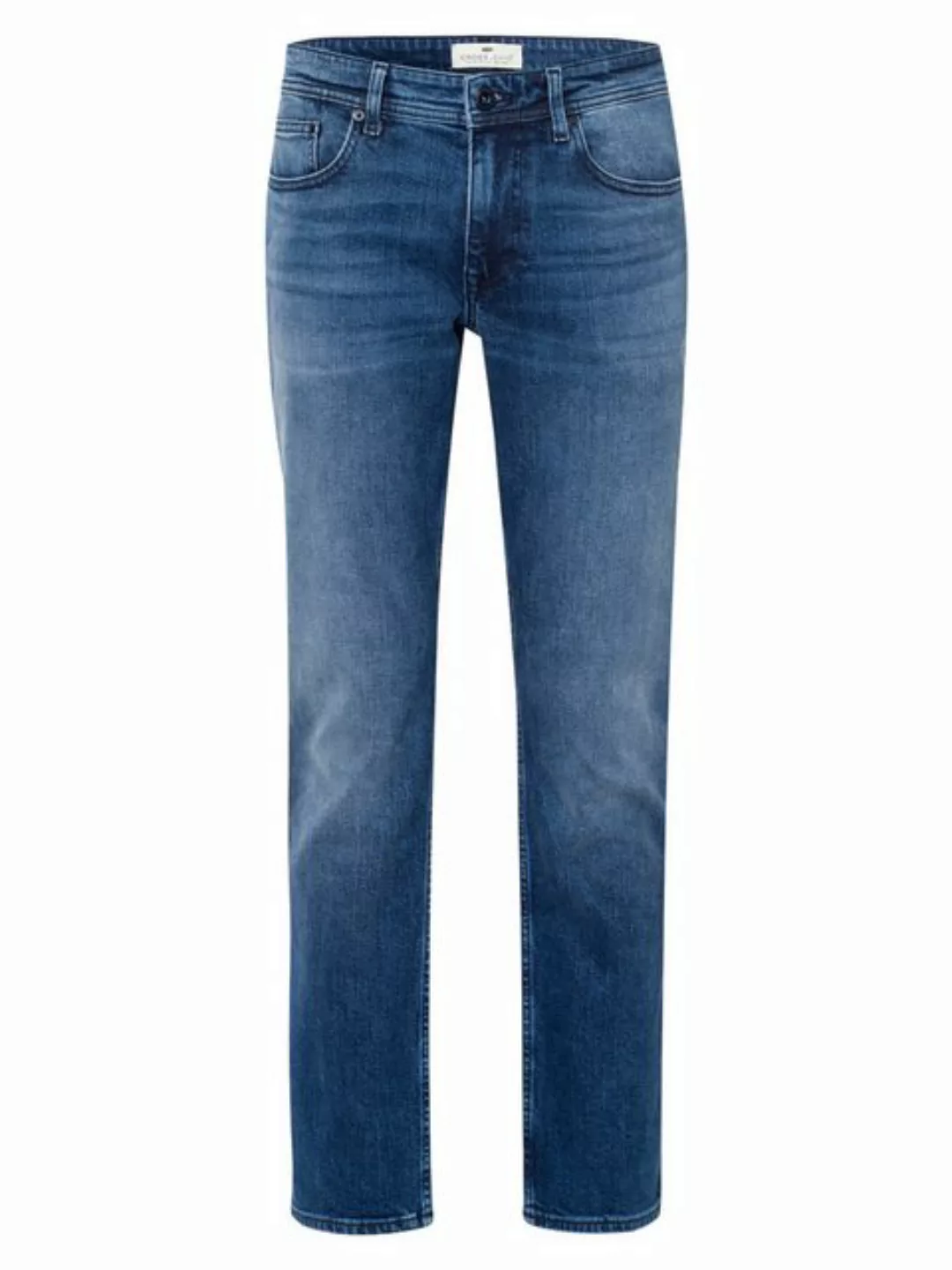 Cross Jeans Herren Jeans DYLAN - Regular Fit - Blau - Dark Mid Blue günstig online kaufen