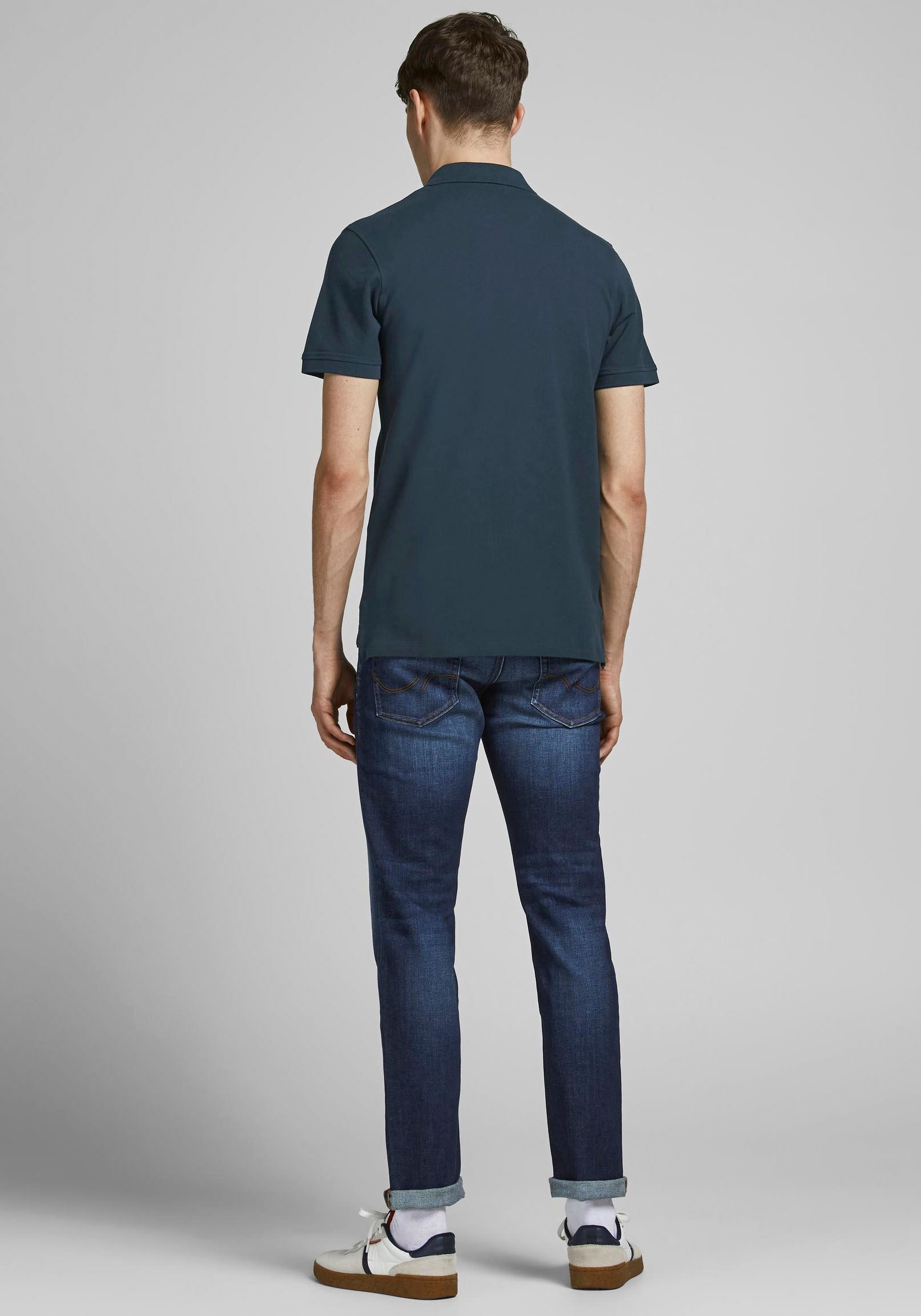Jack & Jones Herren Poloshirt JJEPAULOS Slim Fit günstig online kaufen