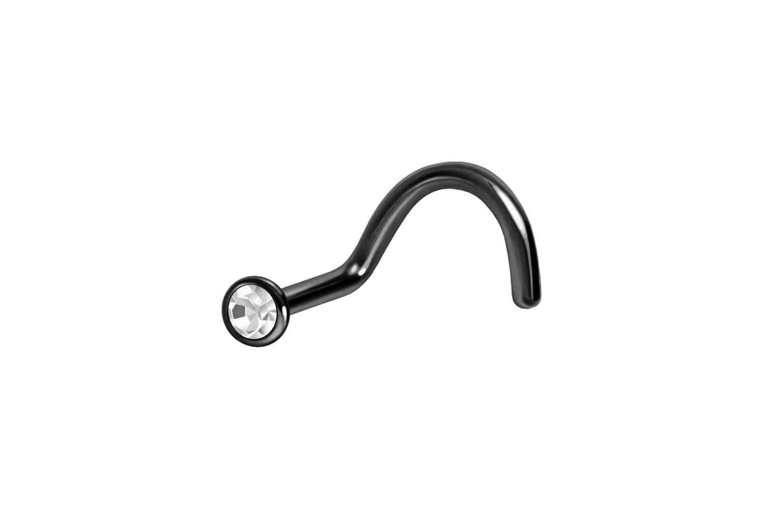 PIERCINGLINE Nasenpiercing Titan Nasenstecker Spirale FLACHER günstig online kaufen