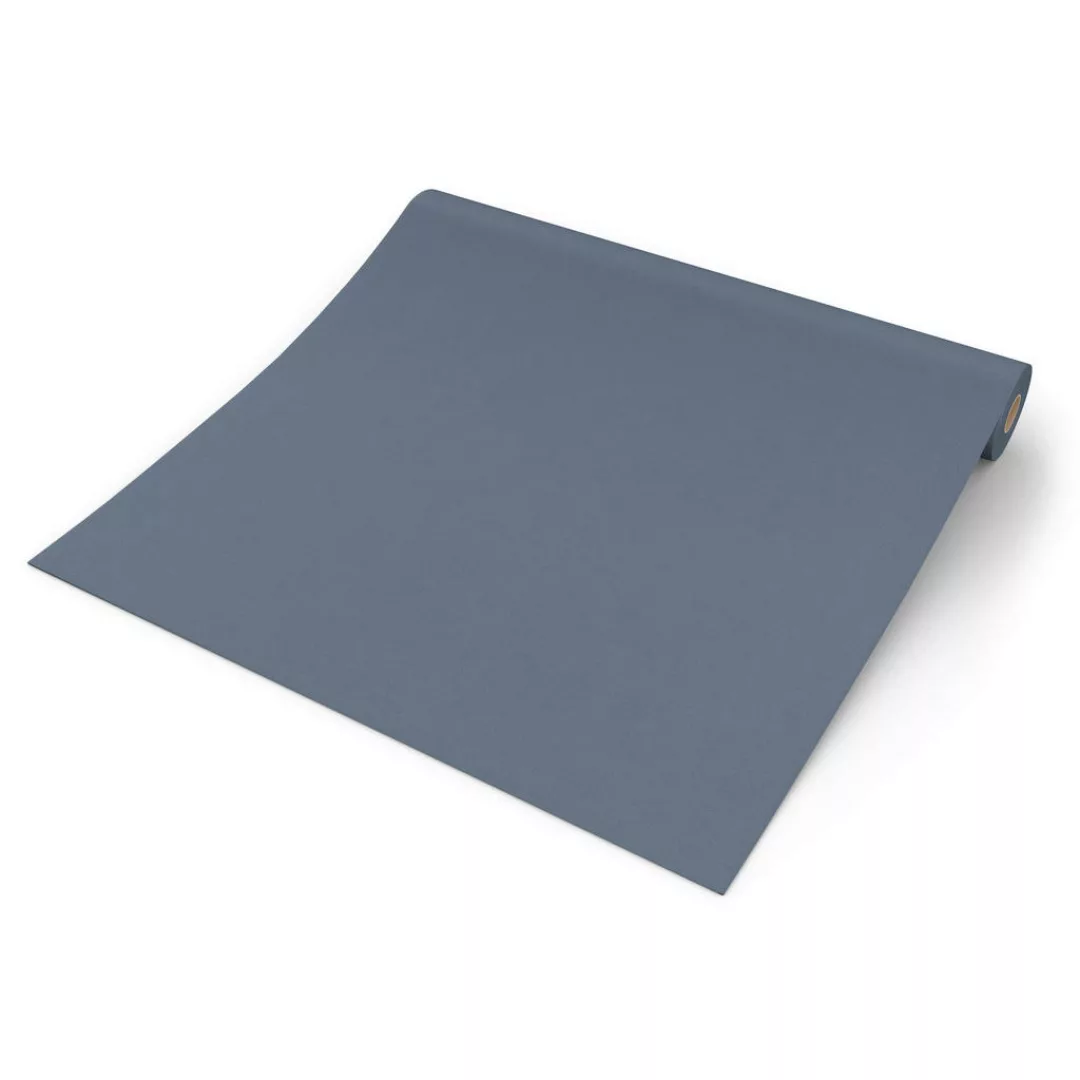 Vliestapete Uni blau B/L: ca. 53x1005 cm günstig online kaufen