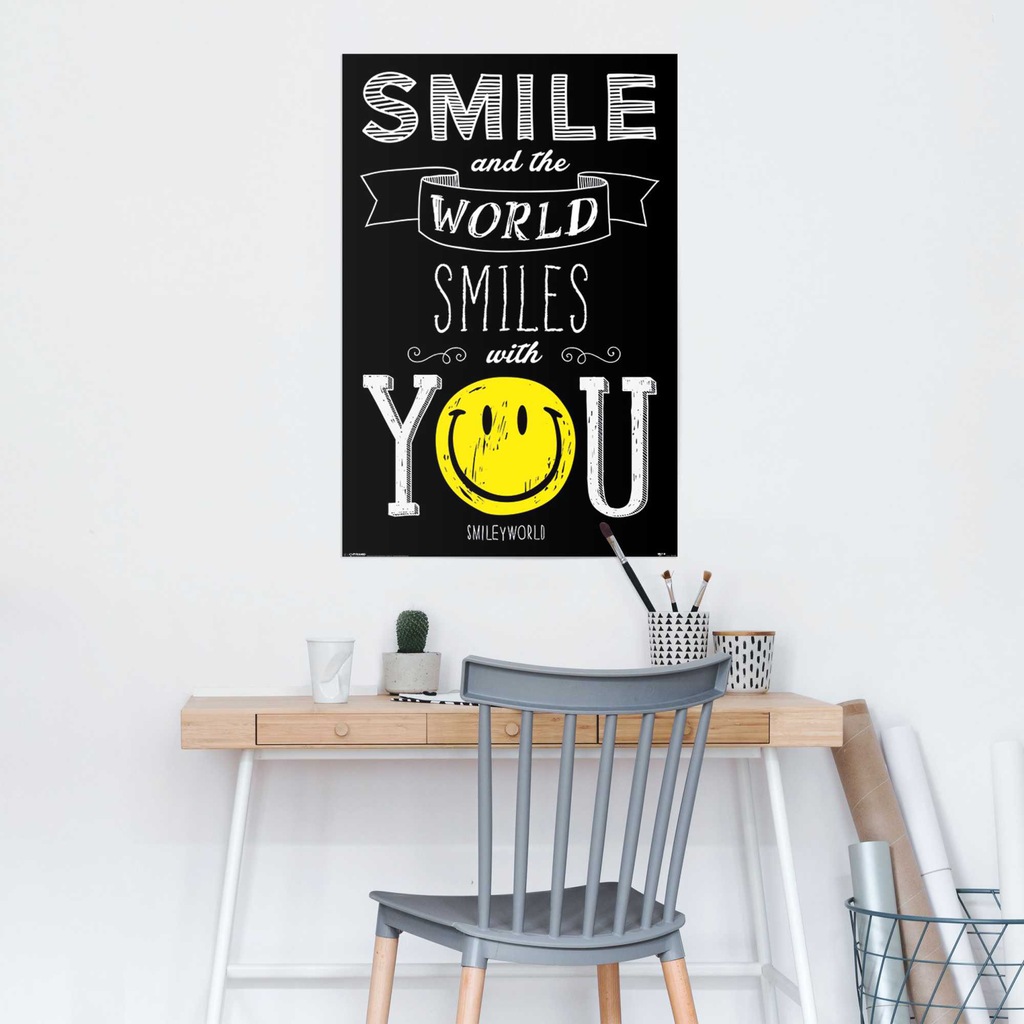 Reinders! Poster »Smiley world smiles with you«, (1 St.) günstig online kaufen