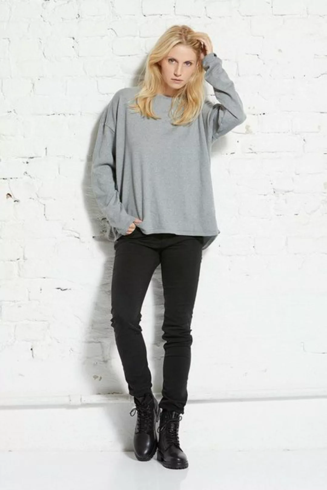 Damen Pullover Aus Biobaumwolle "Core Crewknit Co" günstig online kaufen