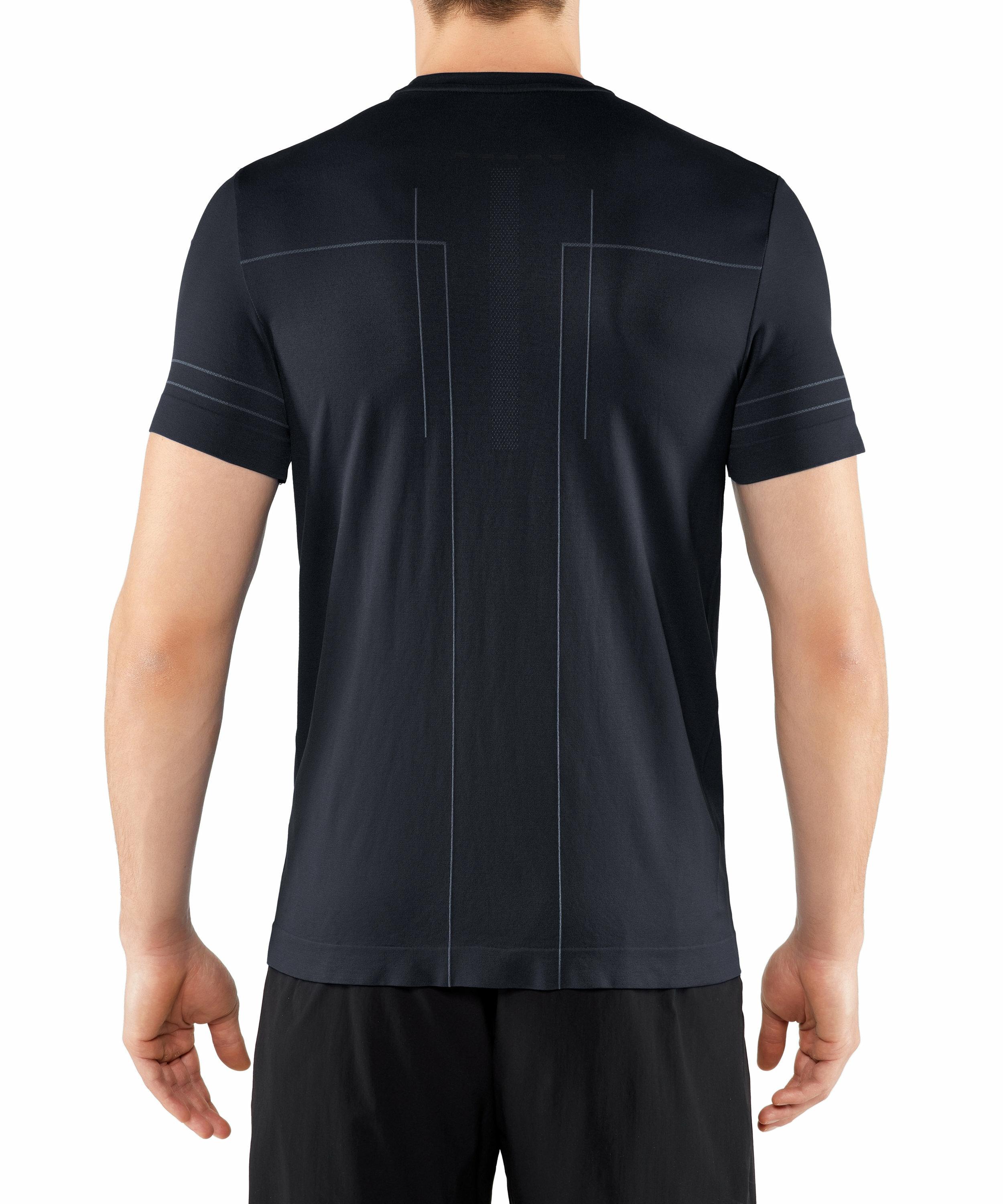 FALKE Herren T-Shirt Rundhals, XL-XXL, Schwarz, Uni, 38918-300005 günstig online kaufen