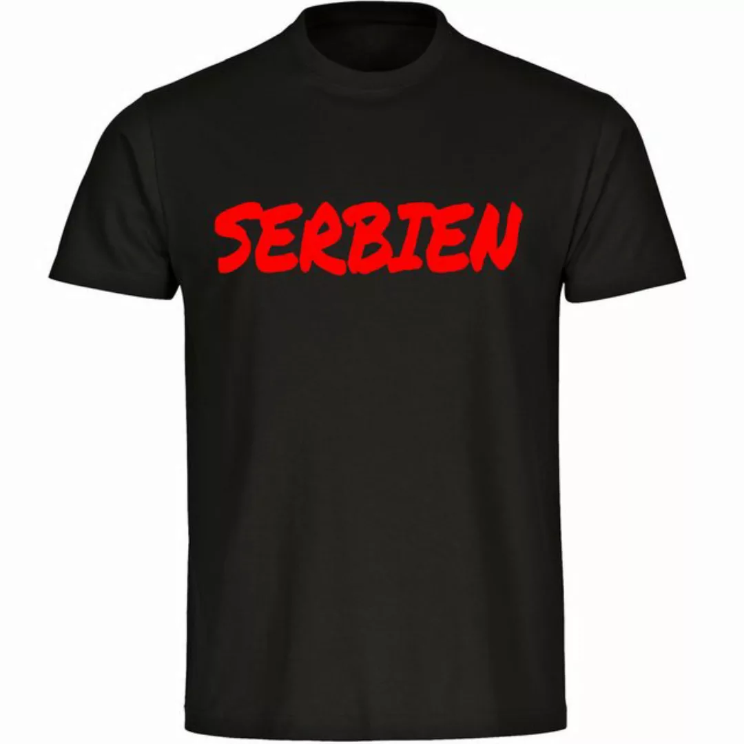 multifanshop T-Shirt Herren Serbien - Textmarker - Männer günstig online kaufen