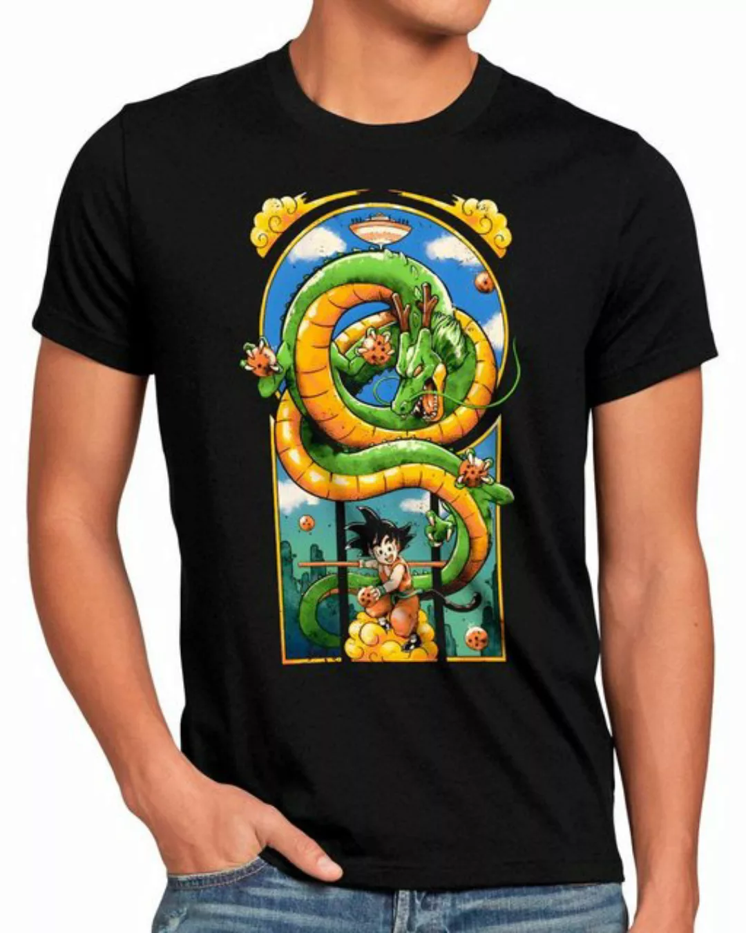 style3 Print-Shirt Herren T-Shirt Dragon Boy super dragonball z gt songoku günstig online kaufen