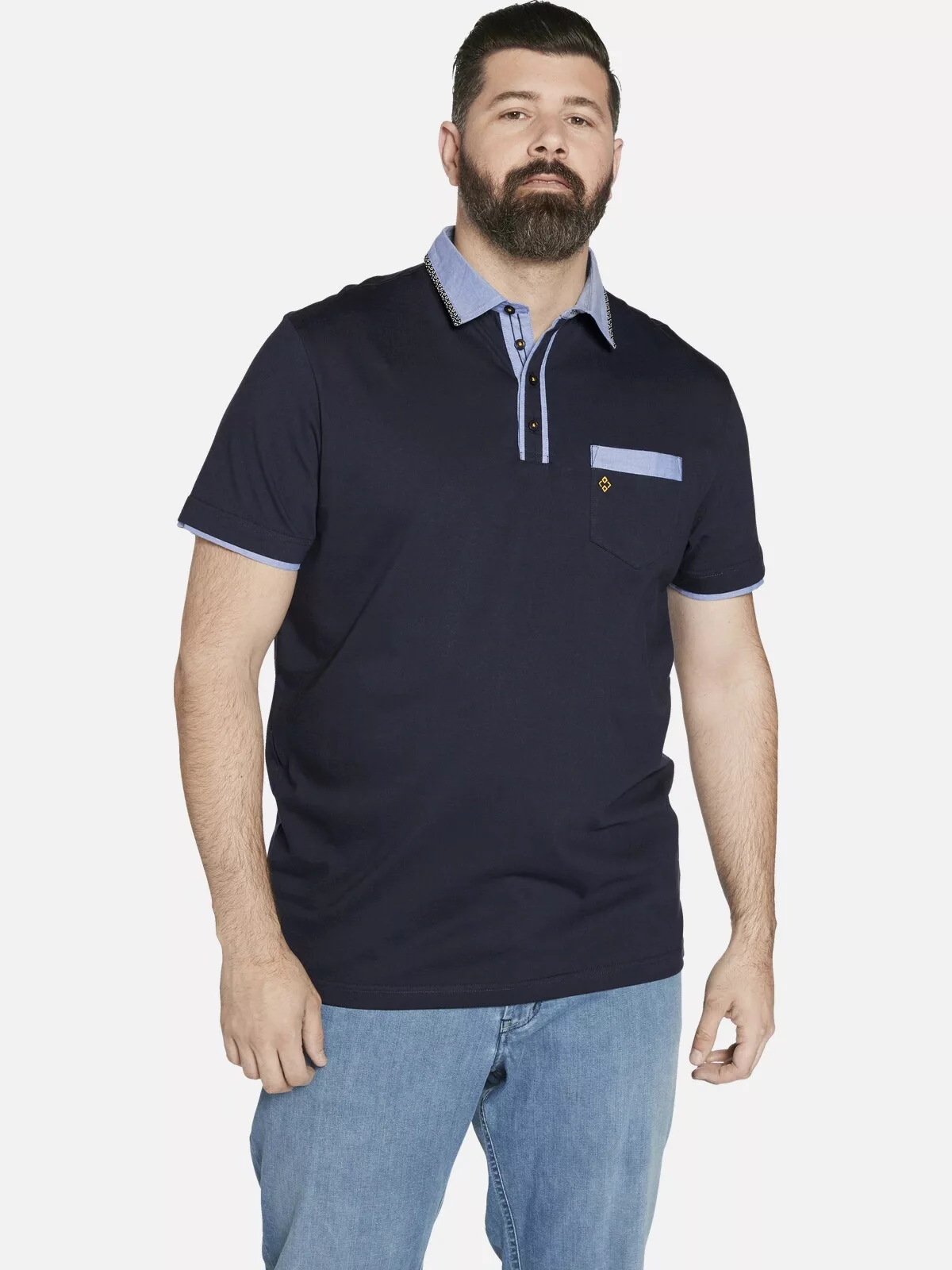 Charles Colby Poloshirt EARL WILLMER mit seitlichen Schlitzen günstig online kaufen