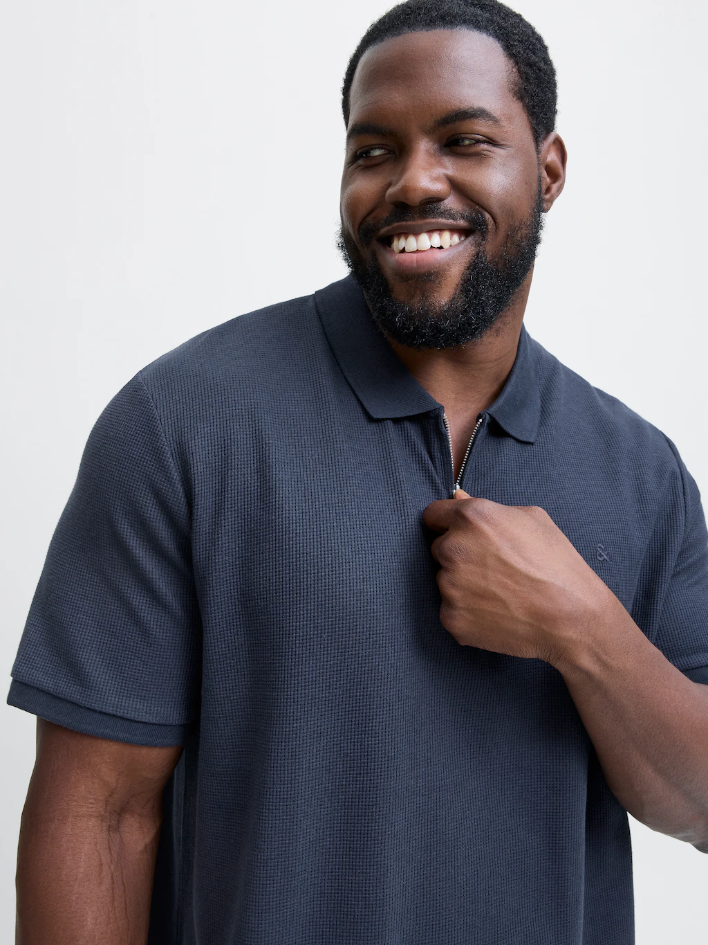 Jack & Jones PlusSize Poloshirt "JJEAUSTIN ZIP POLO SS NOOS PLS" günstig online kaufen