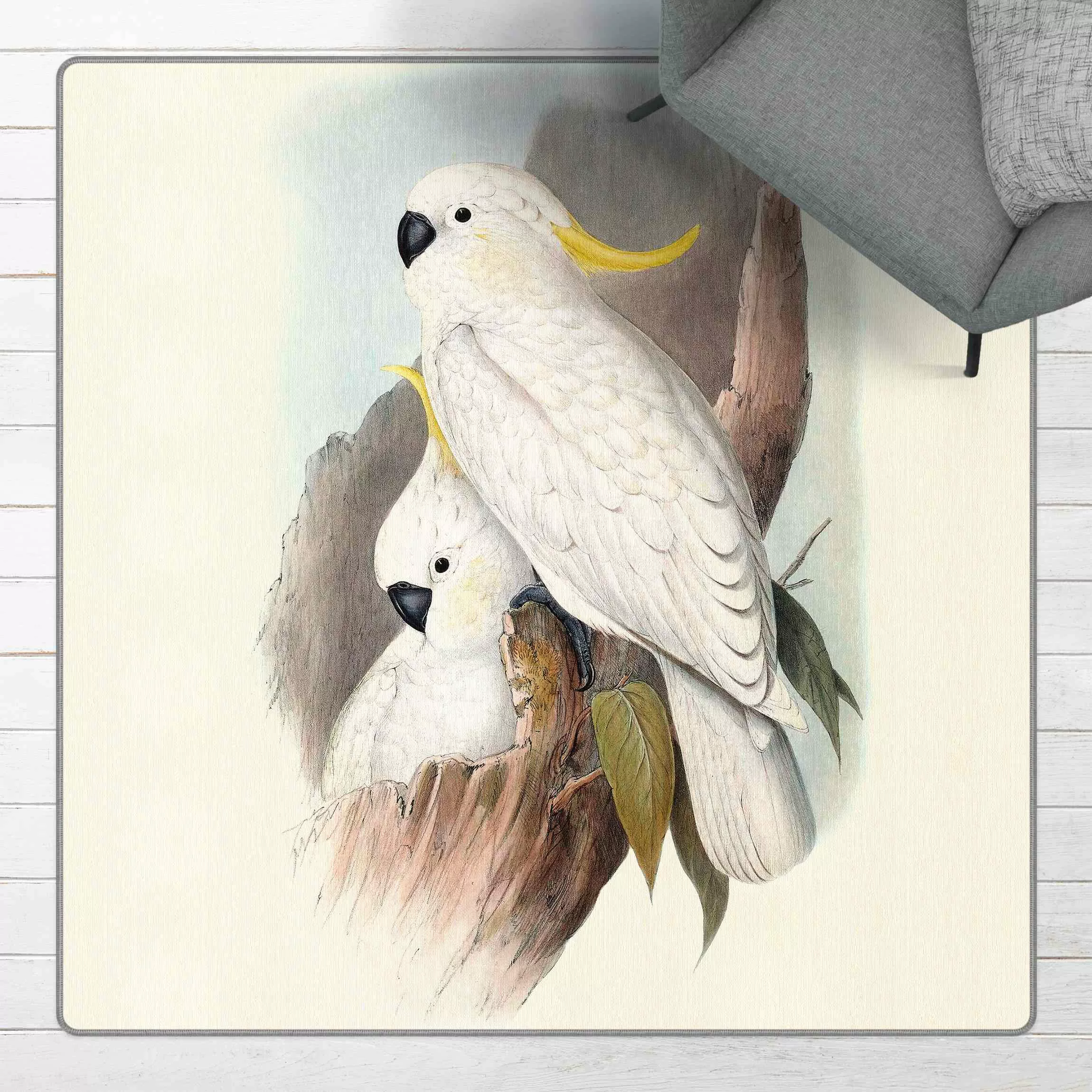 Teppich Pastell Papageien III günstig online kaufen