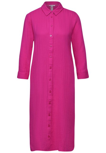 STREET ONE Blusenkleid Street One Musselin Kleid in Magnolia Pink (1-tlg) N günstig online kaufen