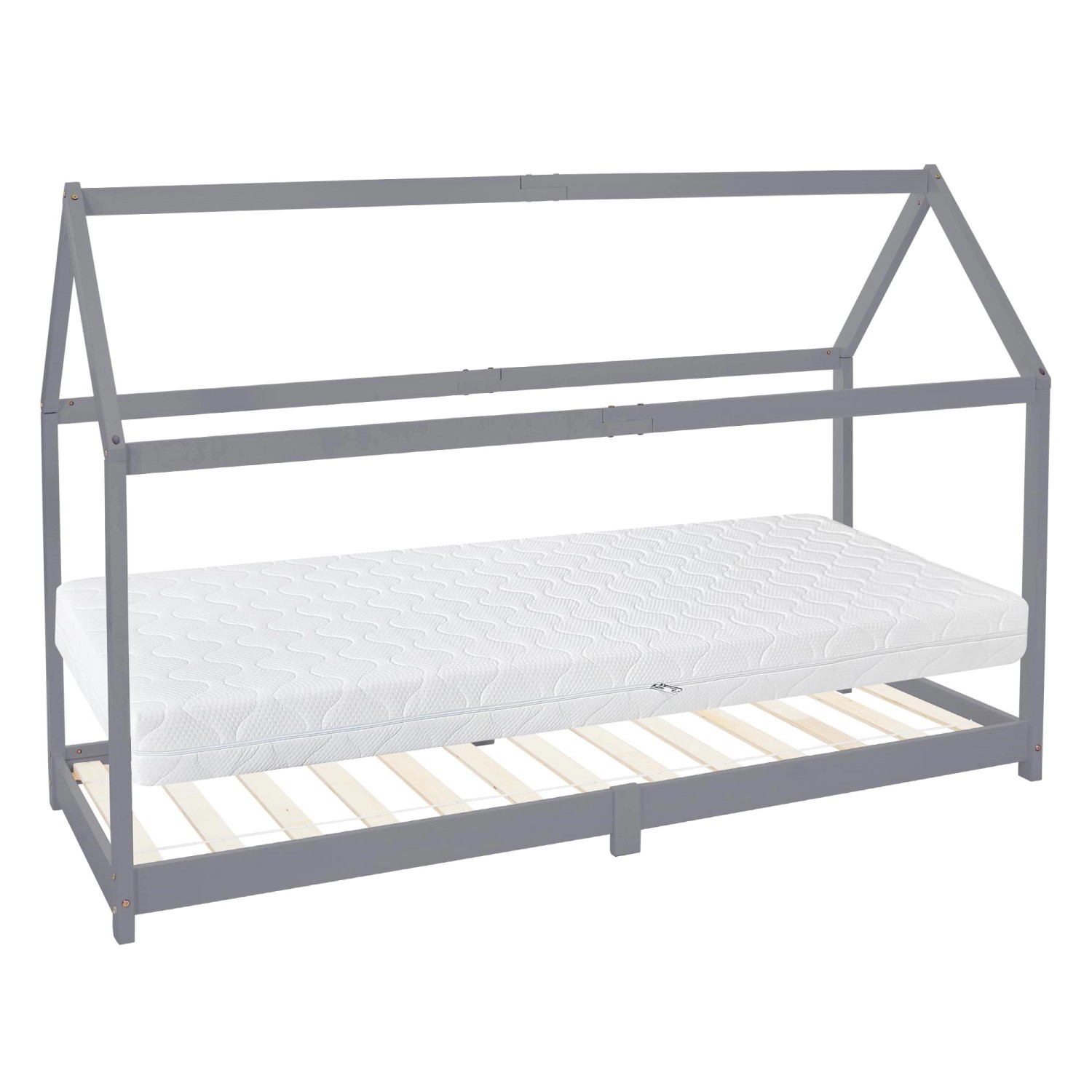 ML-DESIGN Spielbett Hausbett Kinderbett inkl. Lattenrost günstig online kaufen