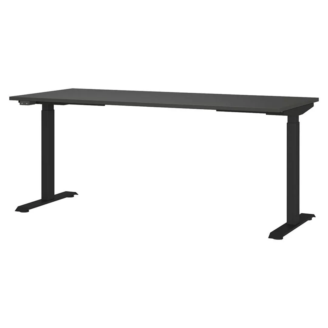 Schreibtisch 180cm, elektrisch höhenverstellbar, graphit, MEMPHIS-01 günstig online kaufen