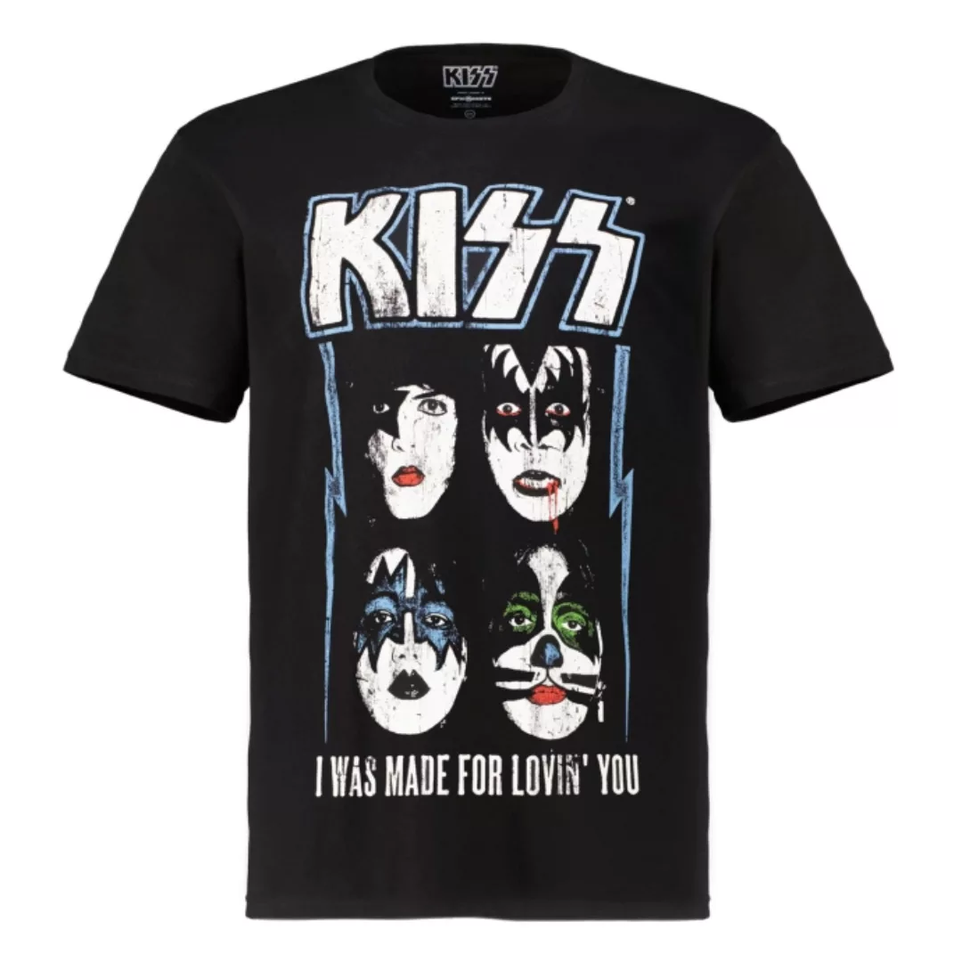 HangOwear T-Shirt mit Kiss Print günstig online kaufen