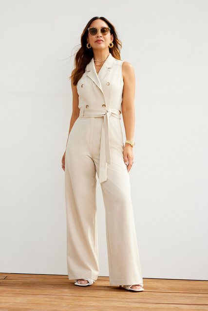 Myleene Klass Jumpsuit Myleene Klass ärmelloser Tailored Fit Jumpsuit (1-tl günstig online kaufen