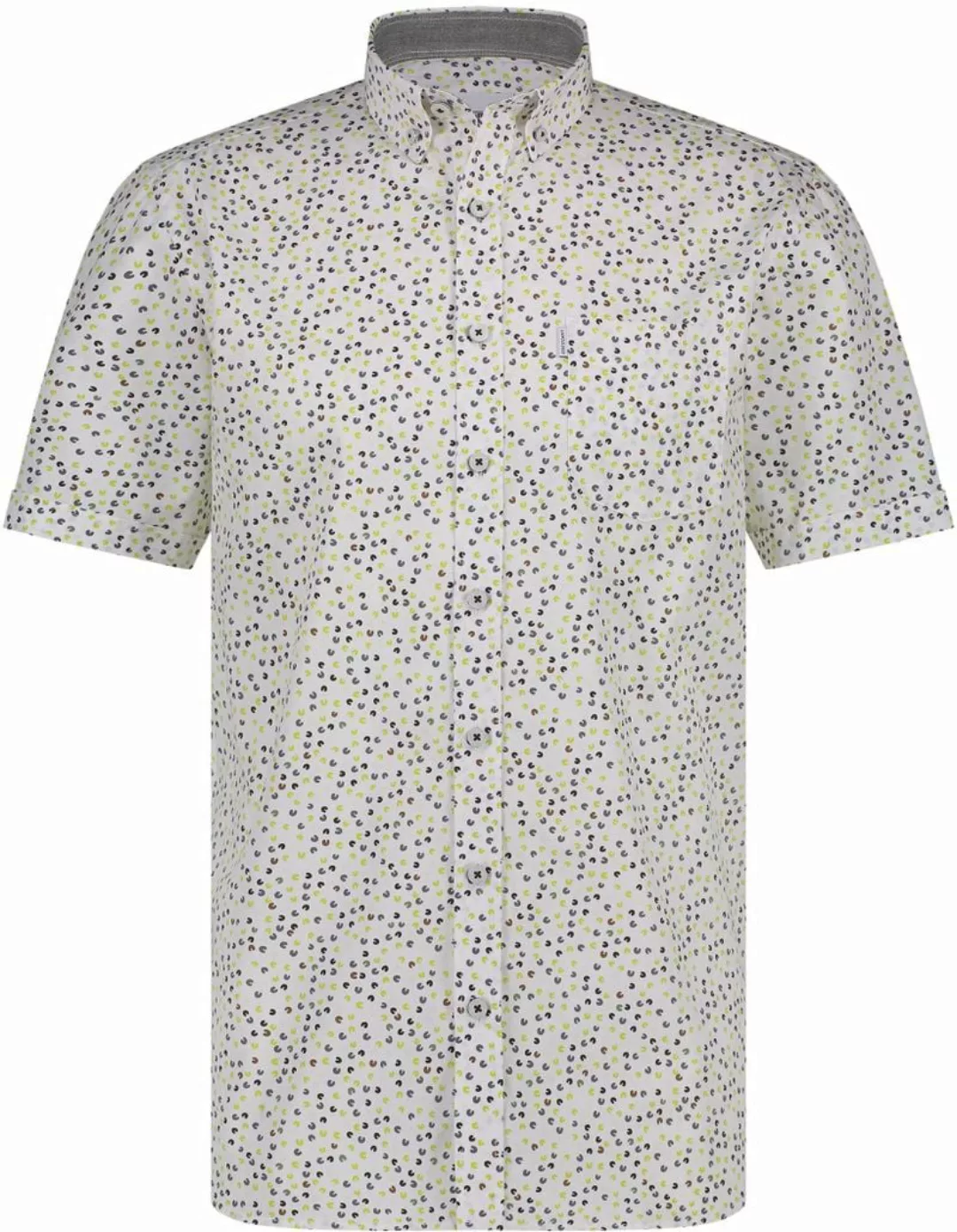 State Of Art Short Sleeve Hemd Druck Grün  - Größe XXL günstig online kaufen