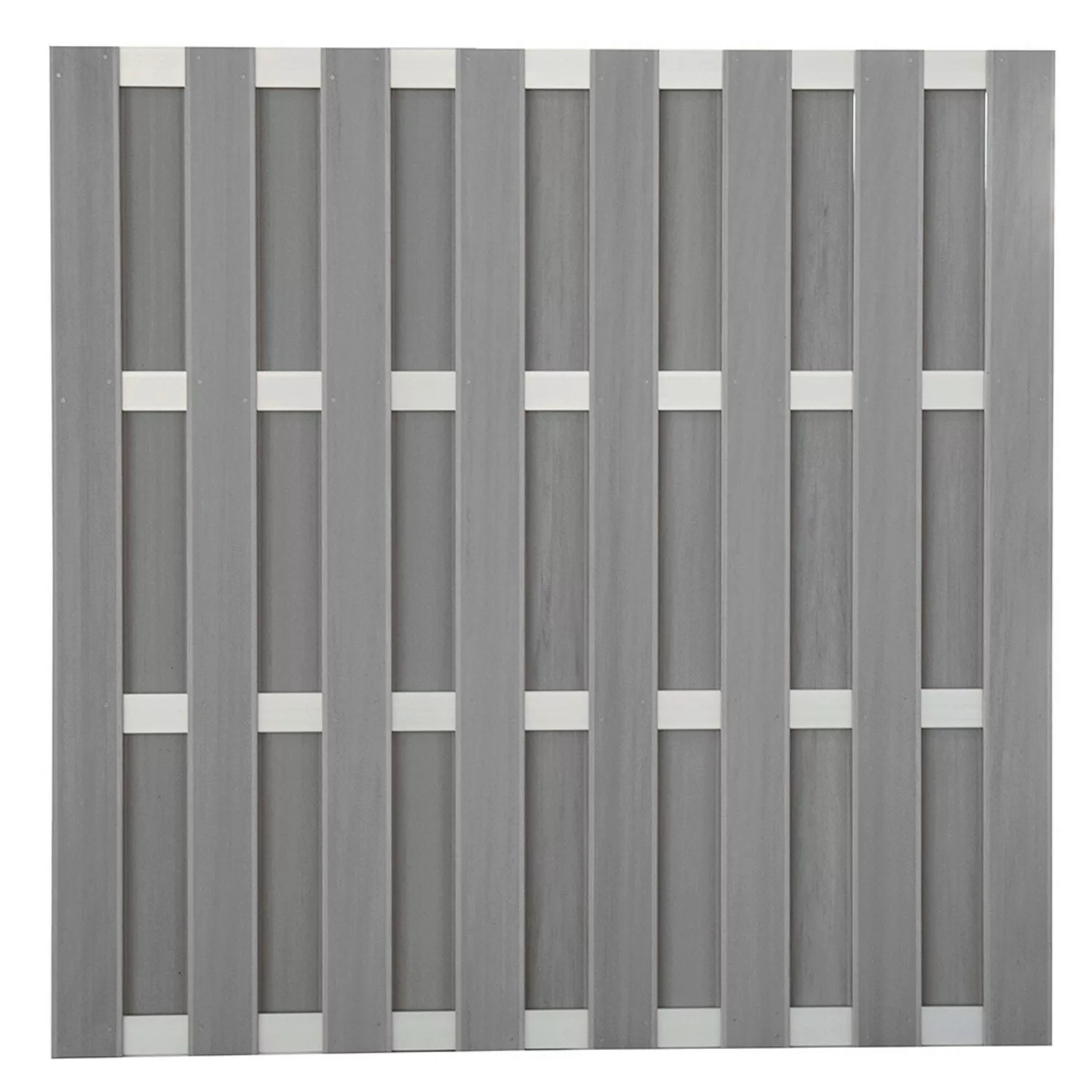 GroJa Fertigzaun Quadratisch Grau 180 cm x 180 cm günstig online kaufen