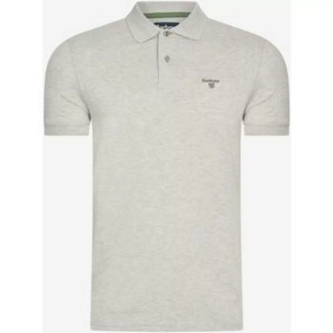 Barbour  T-Shirts & Poloshirts Leichtes Sportpolo – grau meliert günstig online kaufen