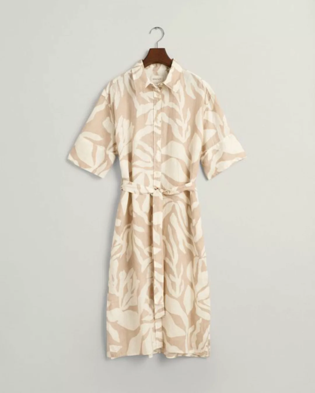 Gant Sommerkleid REL PALM PRINT LINEN SHIRT DRESS günstig online kaufen
