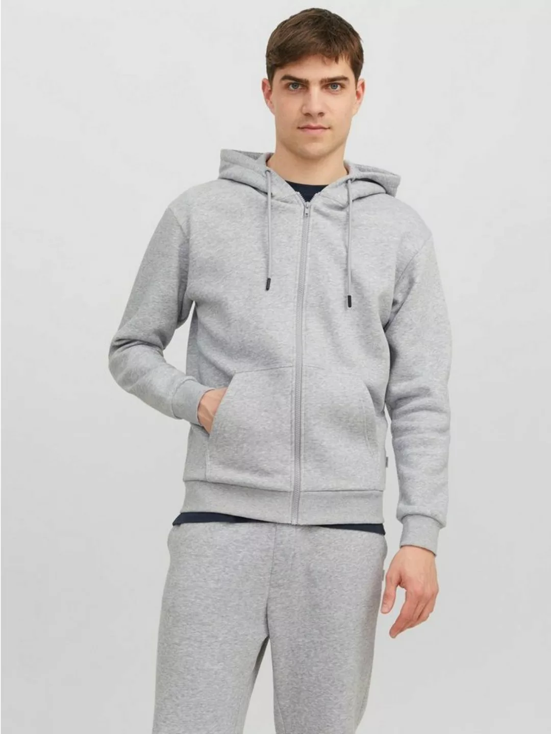 Jack & Jones Hoodie Kapuzenjacke Regular Fit Hoodie JJEBRADLEY 6023 in Schw günstig online kaufen