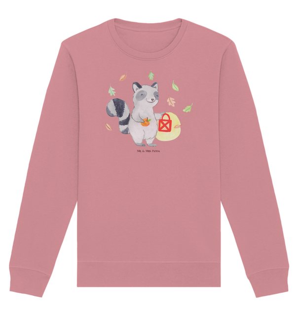 Mr. & Mrs. Panda Longpullover Größe L Waschbär Laterne - Canyon Pink - Gesc günstig online kaufen