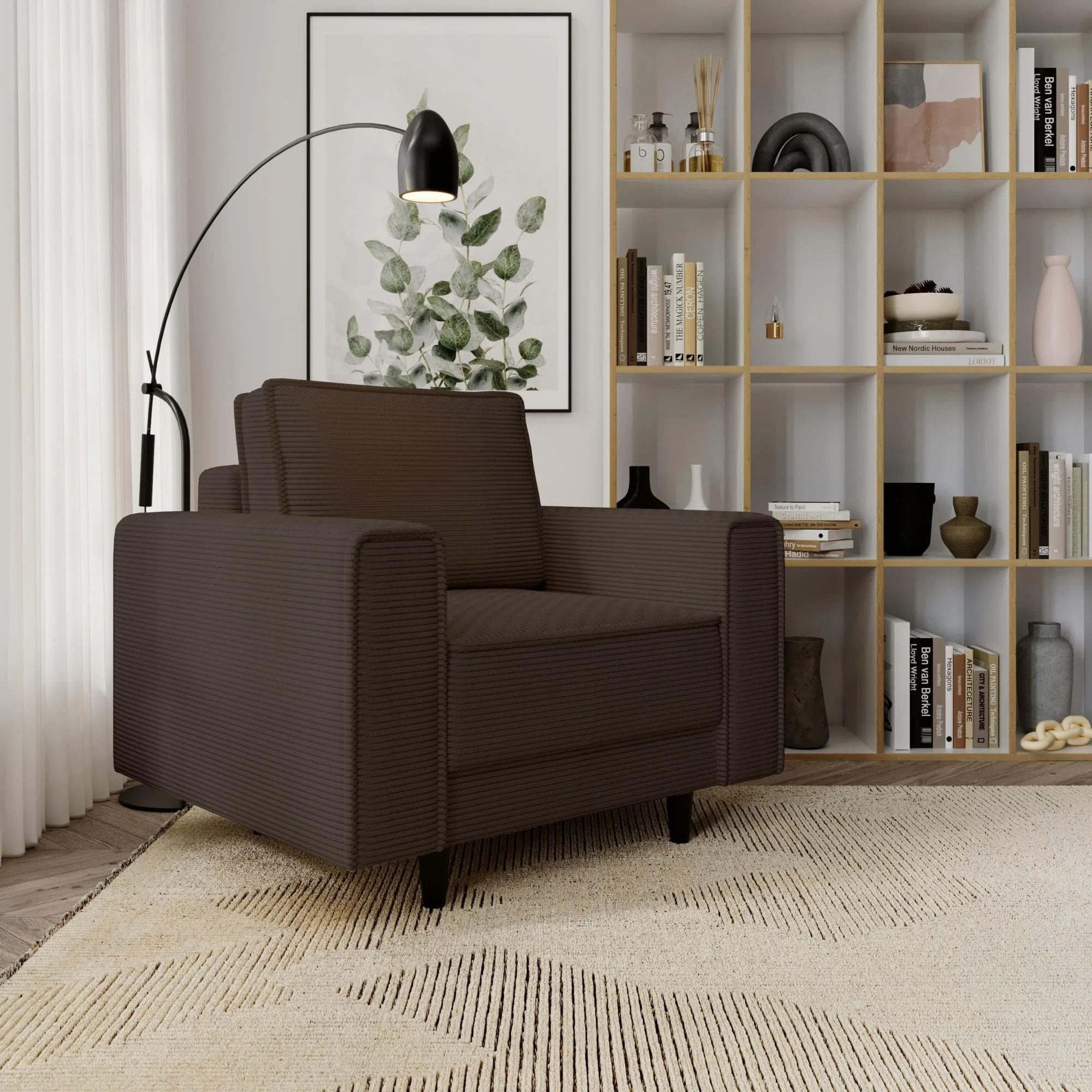 Beautysofa Relaxsessel Monte (Braun Sessel aus günstig online kaufen