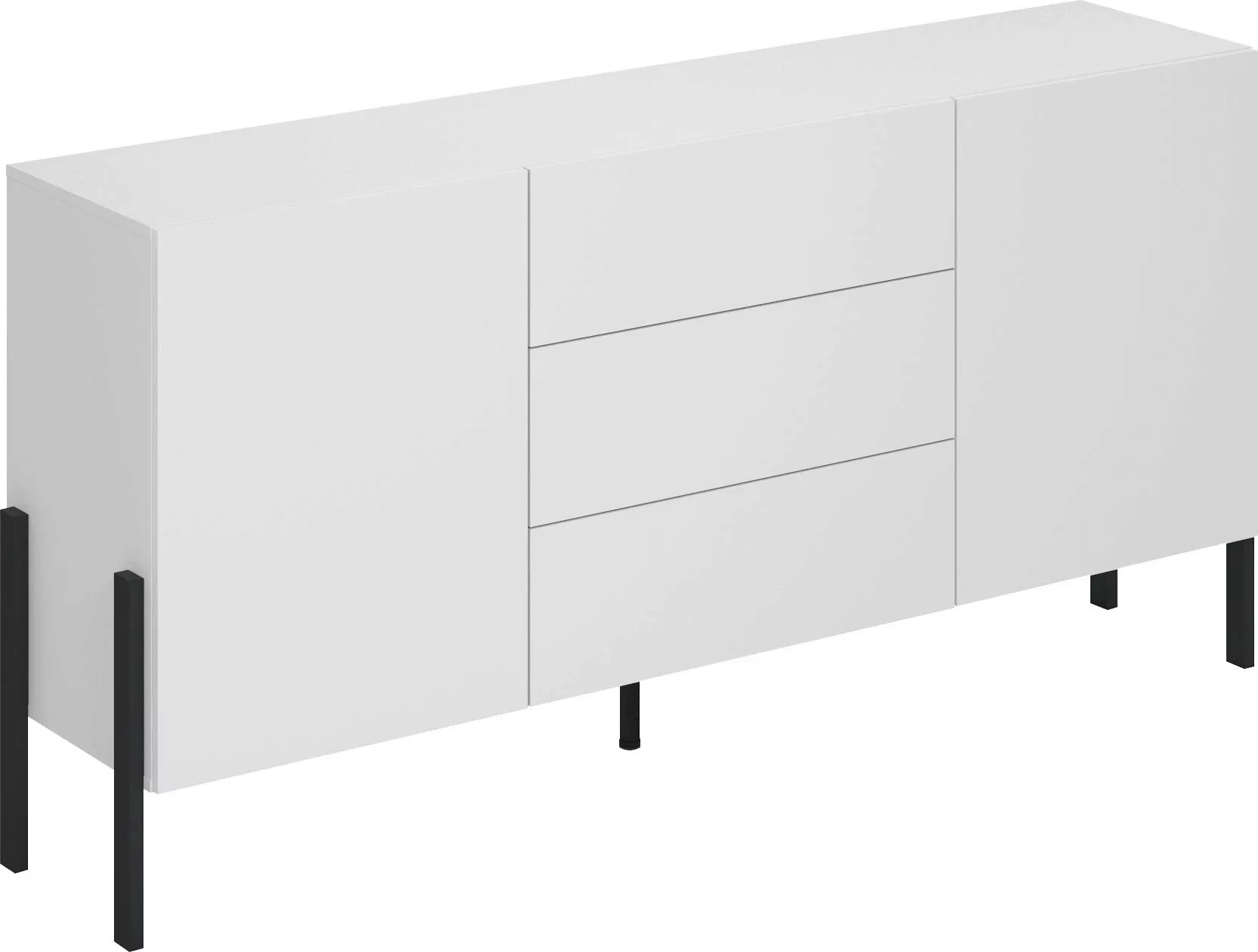 INOSIGN Sideboard "Jukon, Breite 150 bzw.180 cm, moderne grifflose Kommode" günstig online kaufen