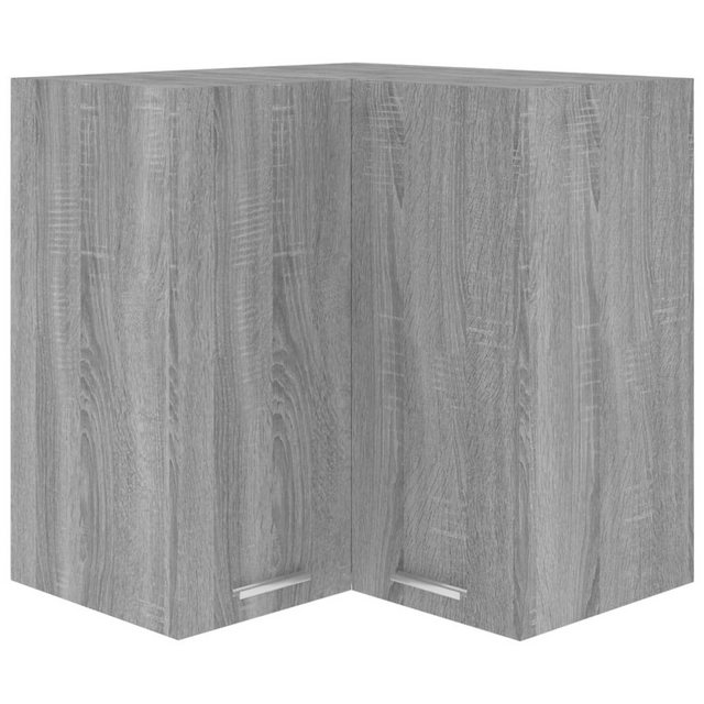 vidaXL Hängeschrank Eck-Hängeschrank Grau Sonoma 57x57x60 cm Spanplatte günstig online kaufen