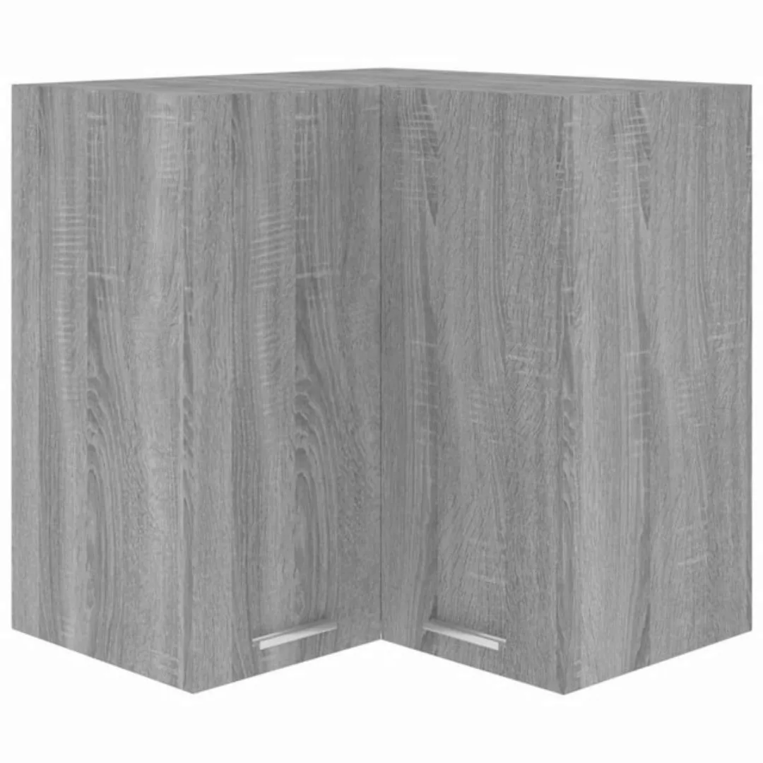 vidaXL Schrankmodule Eck-Hängeschrank Grau Sonoma 57x57x60 cm Holzwerkstoff günstig online kaufen