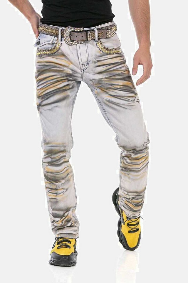 Cipo & Baxx 5-Pocket-Jeans Jeans in extravagantem Look, CD733 günstig online kaufen