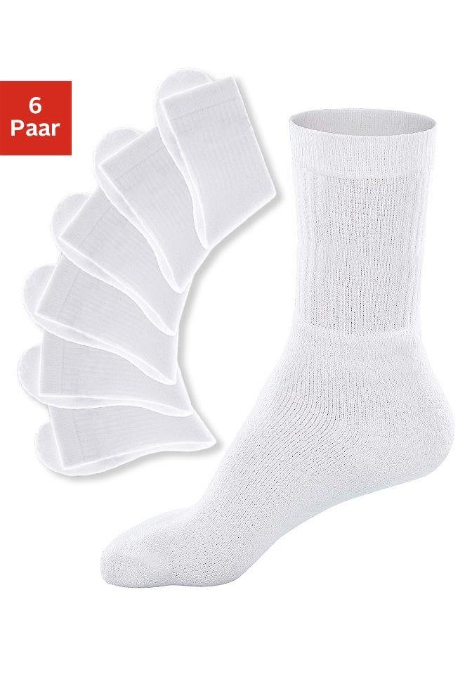 Go in Tennissocken, (Packung, 6 Paar), mit geripptem Schaft günstig online kaufen