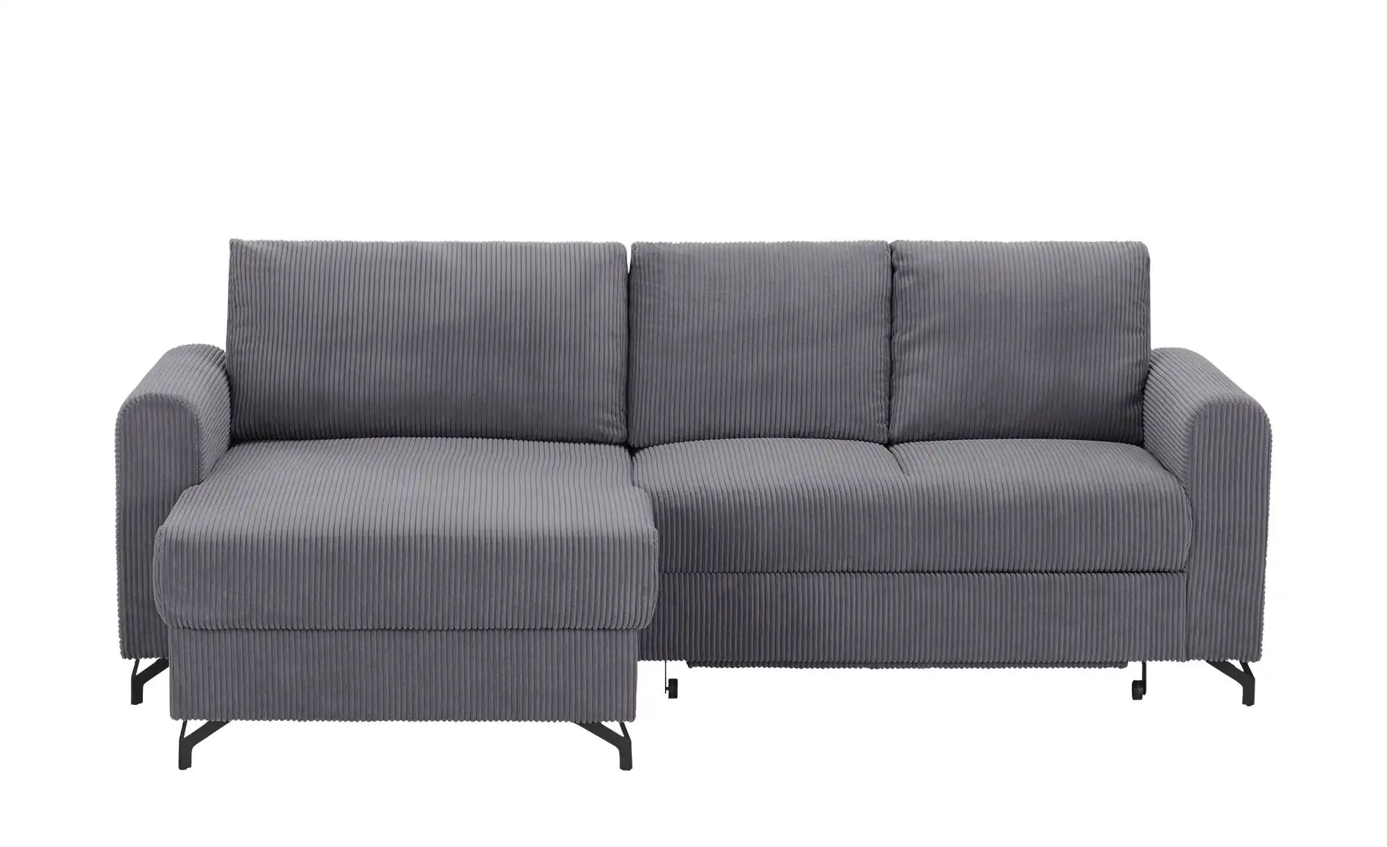uno Ecksofa Cord Latina ¦ grau ¦ Maße (cm): B: 232 H: 110 T: 156.0 Polsterm günstig online kaufen