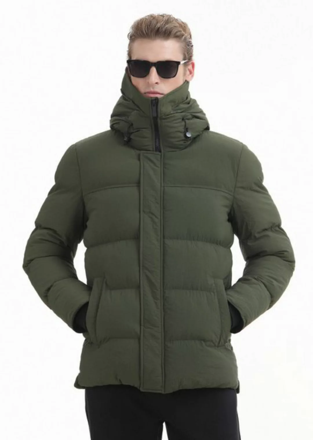 RAMSEY Winterjacke Khaki Webmantel günstig online kaufen